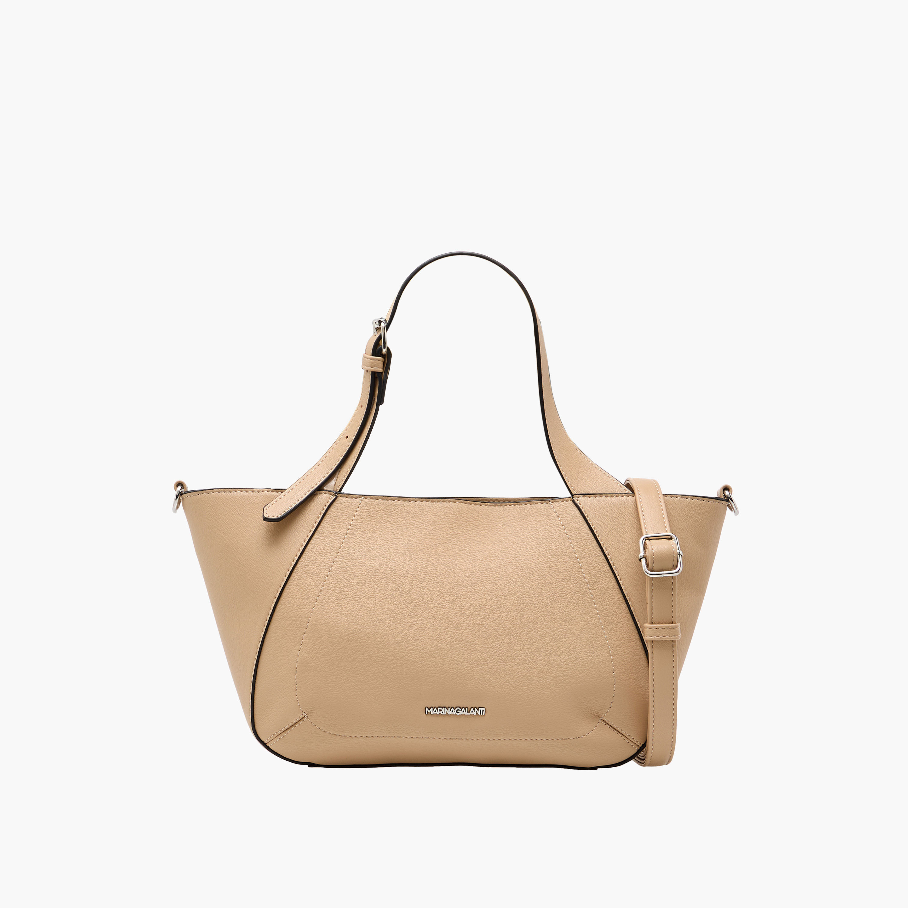 شنطة توتي سادة بحزام قابل للفصل وسحاب إغلاق من مارينا جالانتي-women-bagsandwallets-handbags-image-10