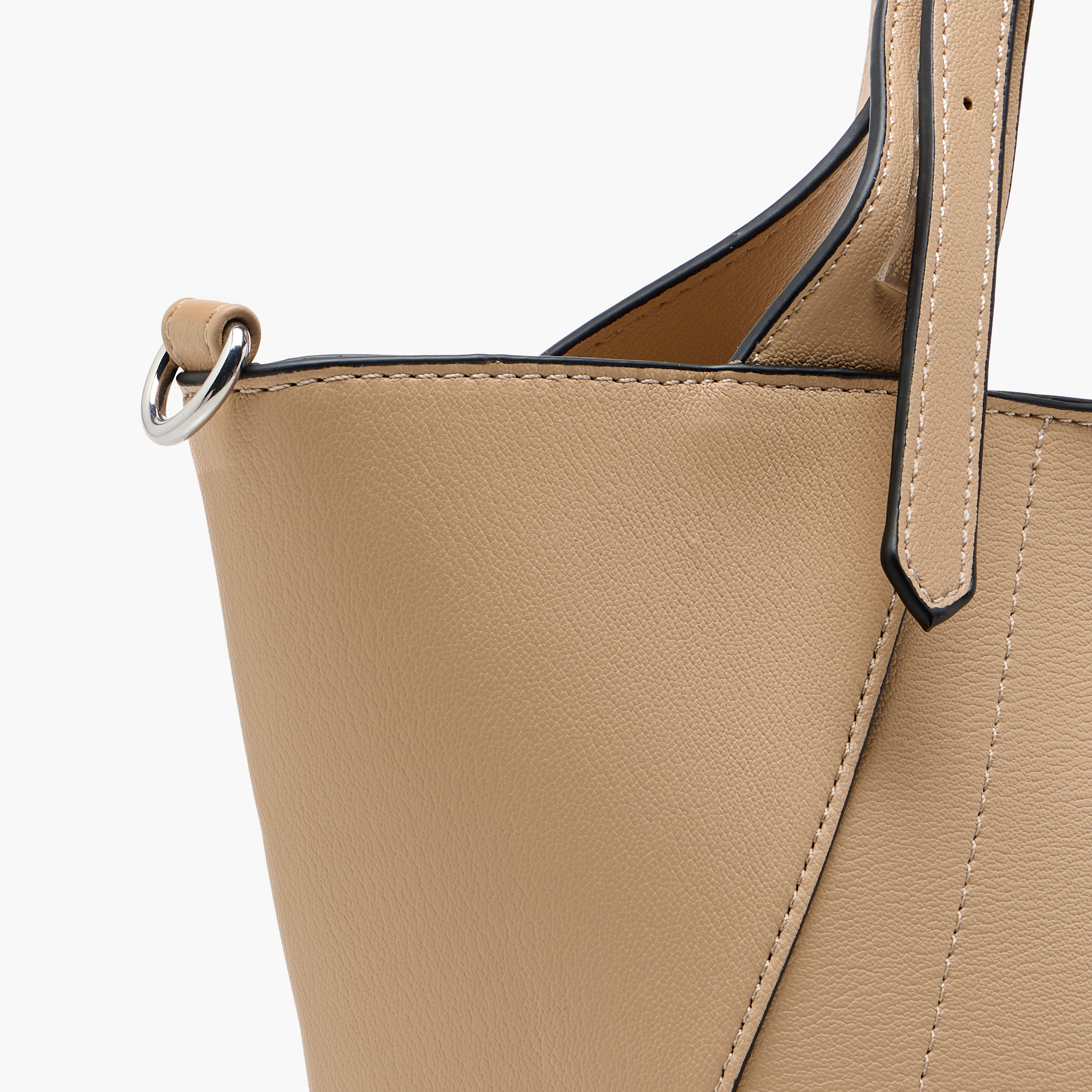 Marina Galanti Solid Tote Bag with Detachable Strap and Zip Closure-women-bagsandwallets-handbags-image-6