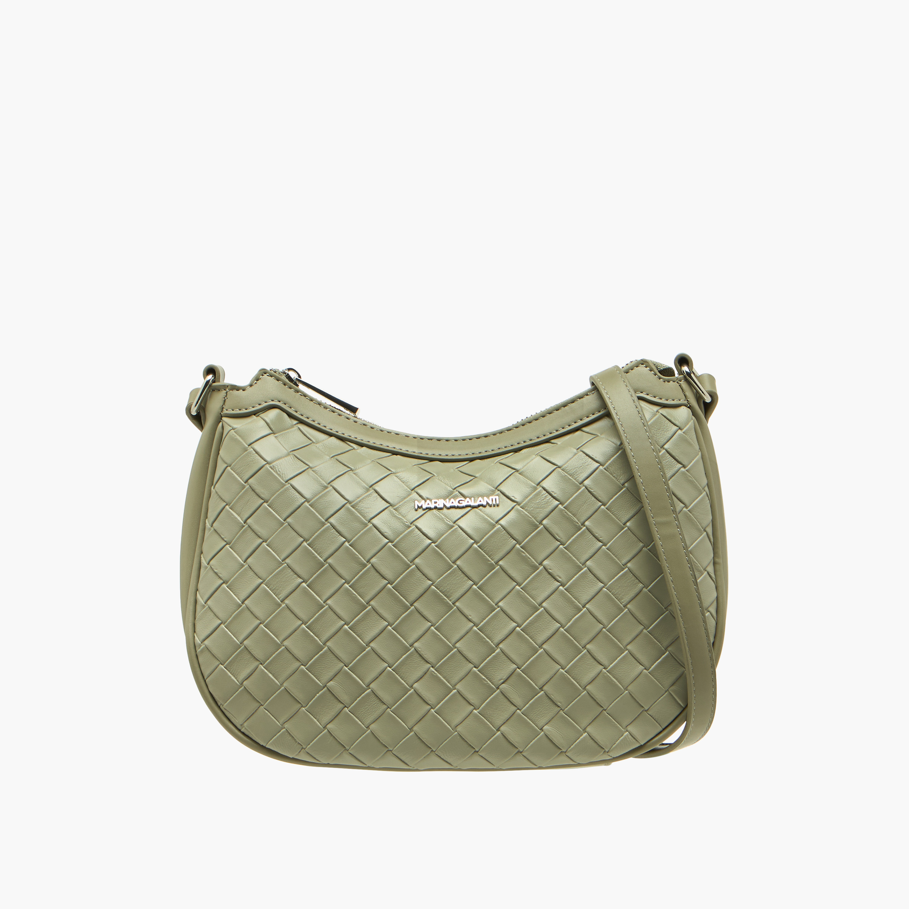 شنطة كروس بودي بارزة الملمس بحزام قابل للتعديل وسحاب إغلاق من مارينا جالانتي-women-bagsandwallets-handbags-image-1