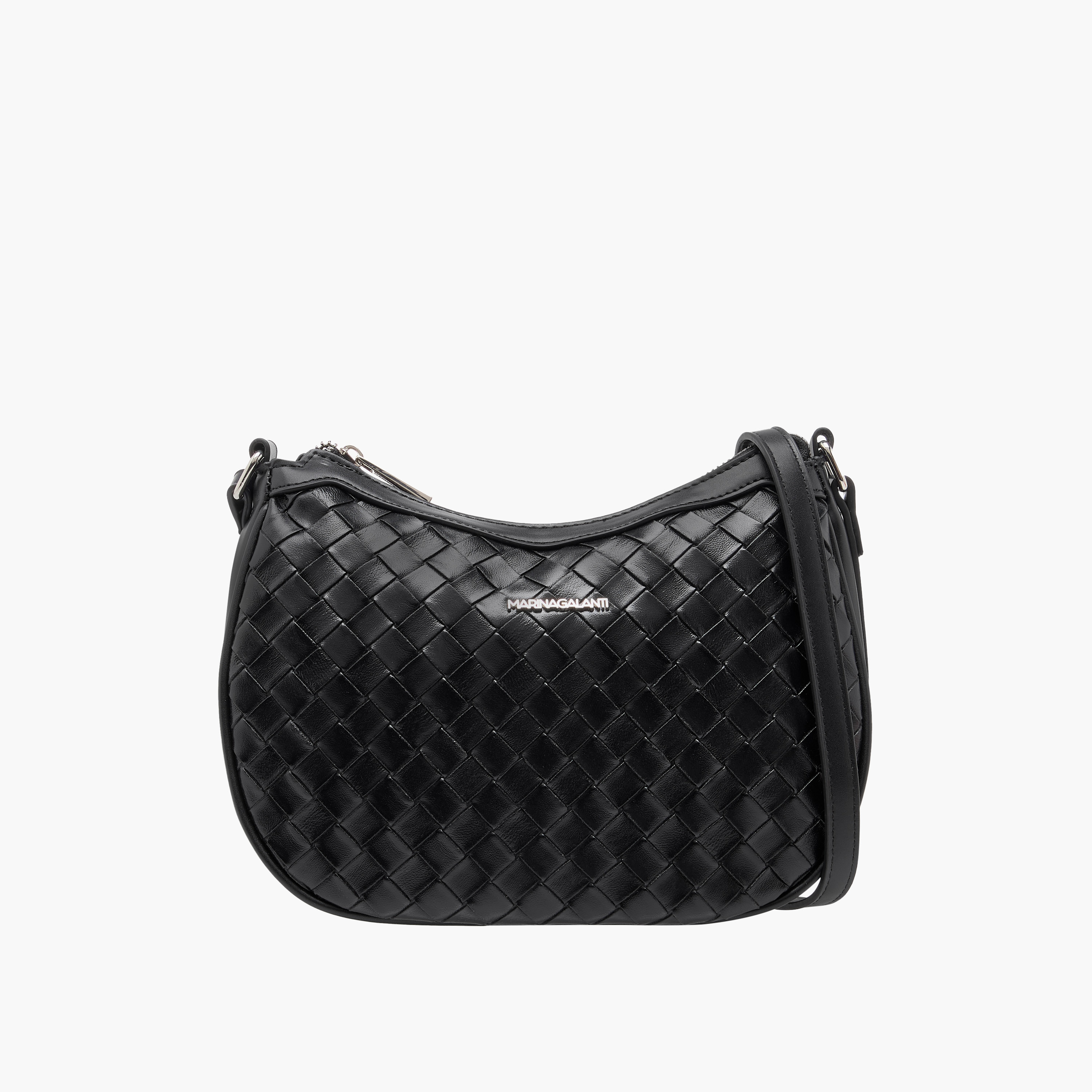 شنطة كروس بودي بارزة الملمس بحزام قابل للتعديل وسحاب إغلاق من مارينا جالانتي-women-bagsandwallets-handbags-image-9