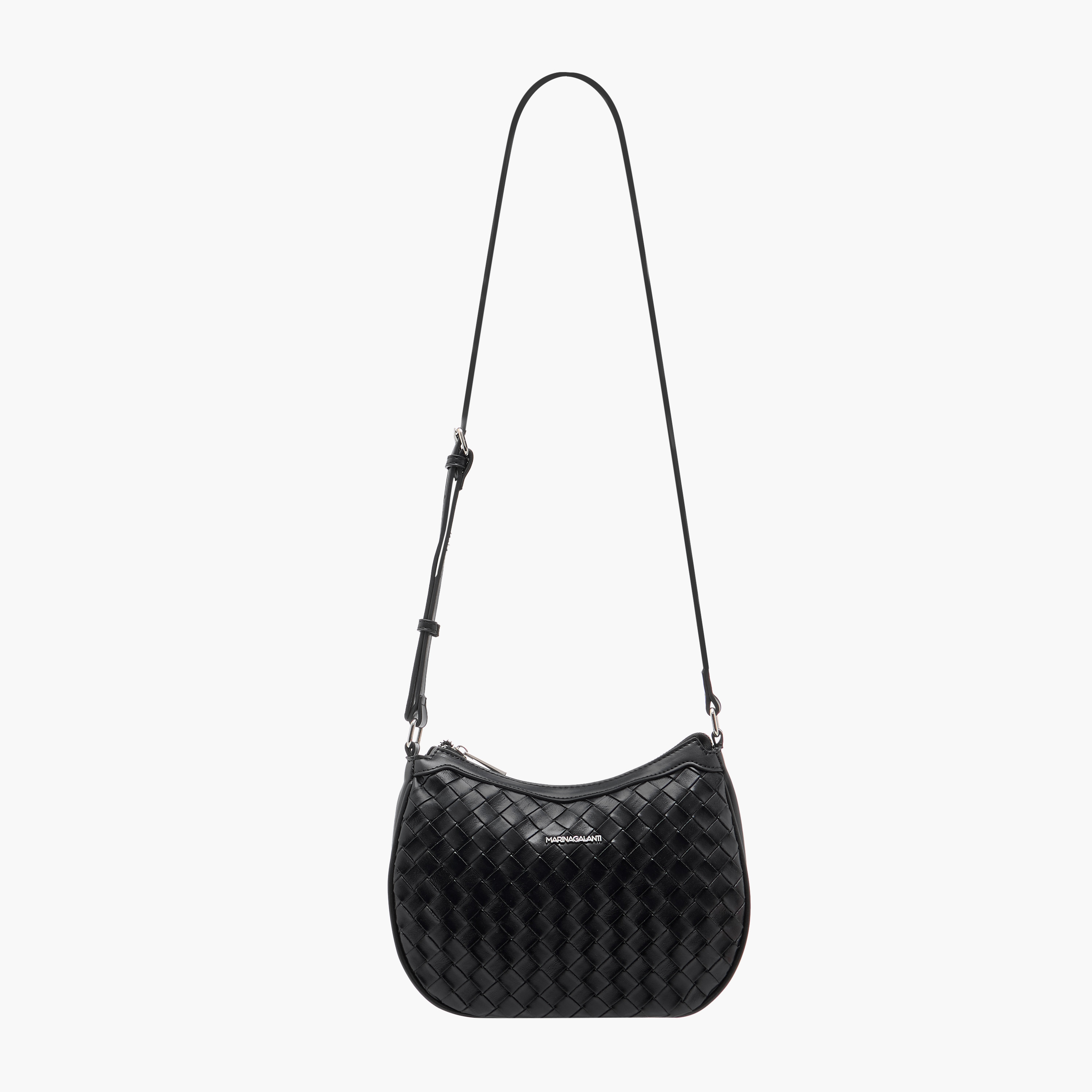 شنطة كروس بودي بارزة الملمس بحزام قابل للتعديل وسحاب إغلاق من مارينا جالانتي-women-bagsandwallets-handbags-image-11