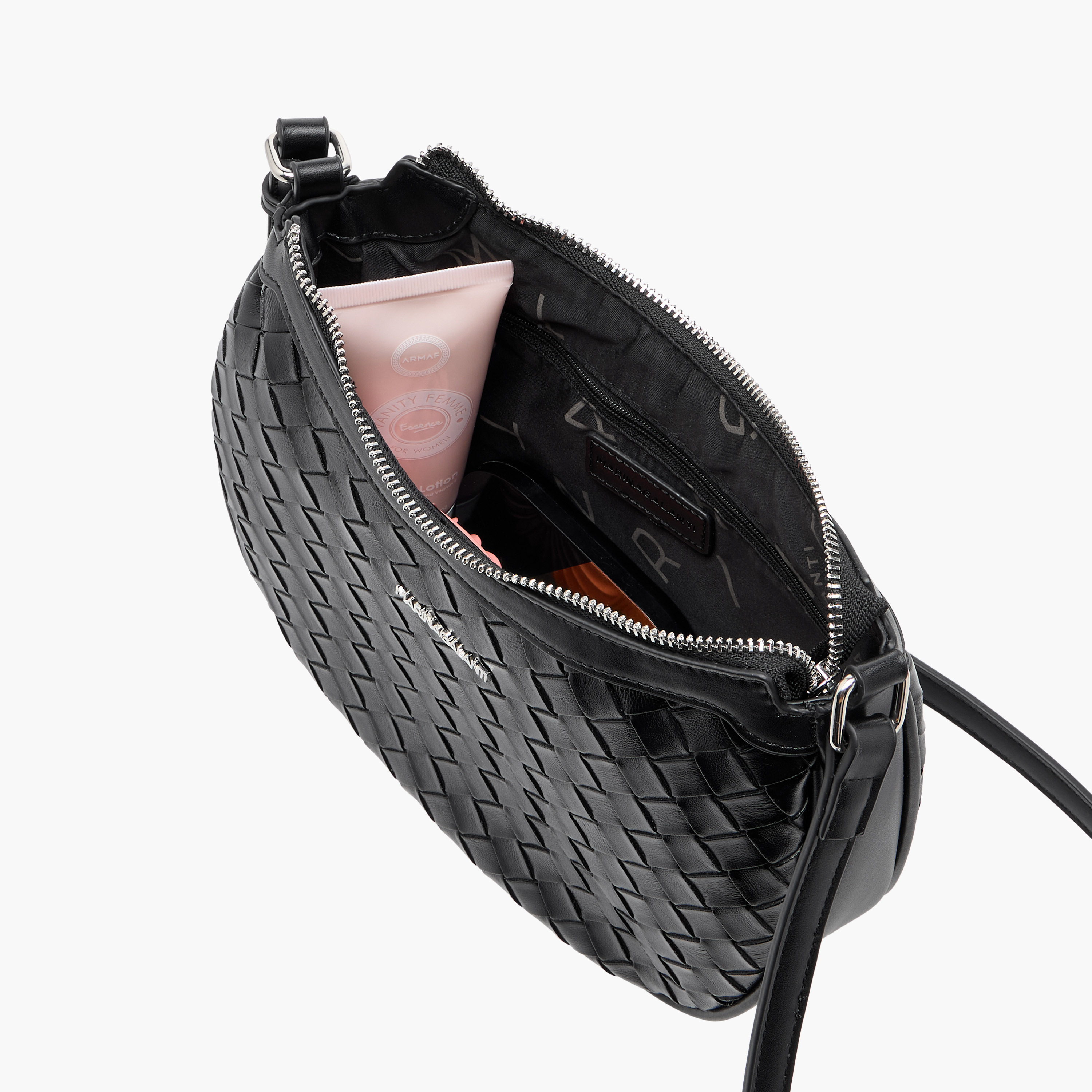 شنطة كروس بودي بارزة الملمس بحزام قابل للتعديل وسحاب إغلاق من مارينا جالانتي-women-bagsandwallets-handbags-image-16
