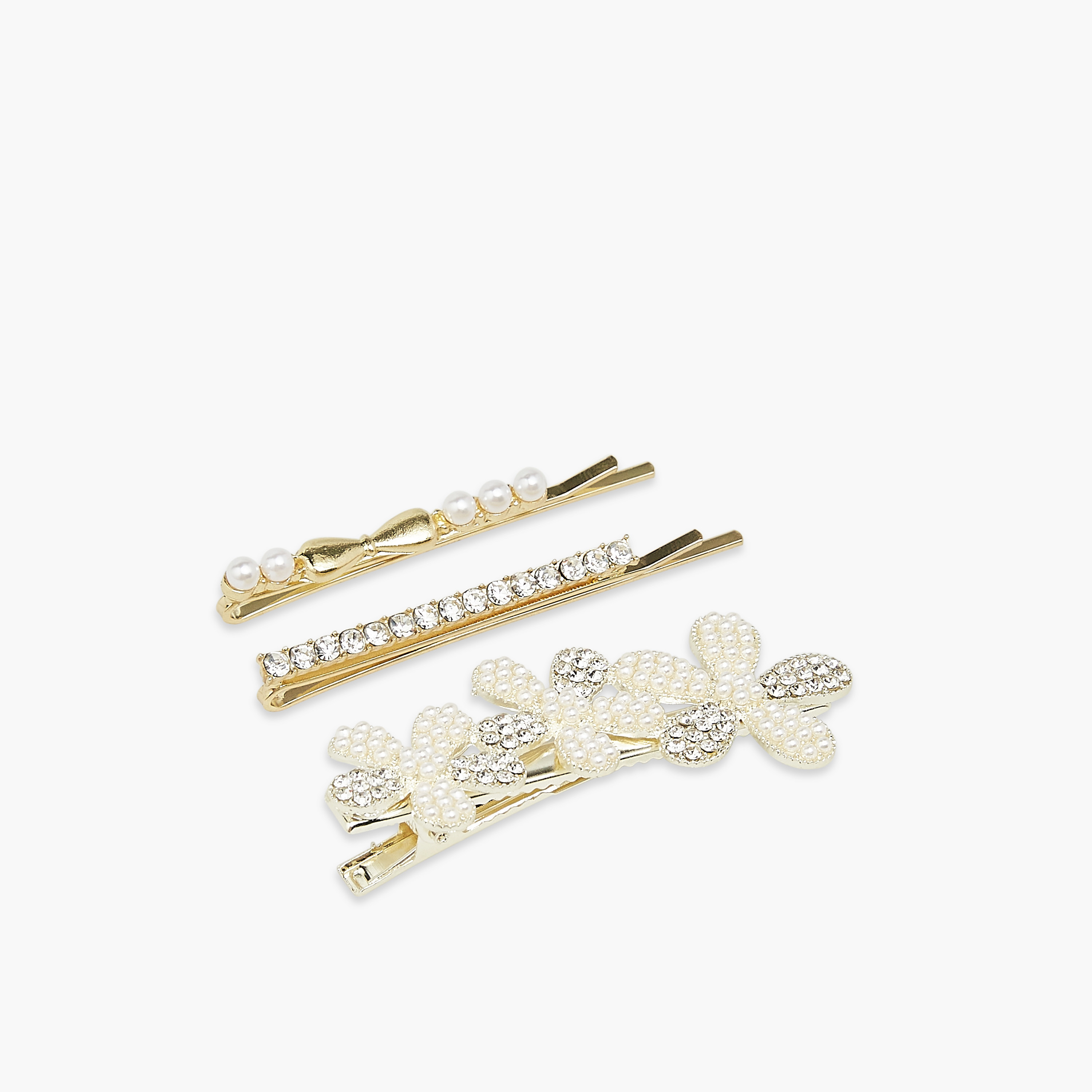 Embellished 3-Piece Hair Pin Set-women-hairaccessories-hairpins-image-2