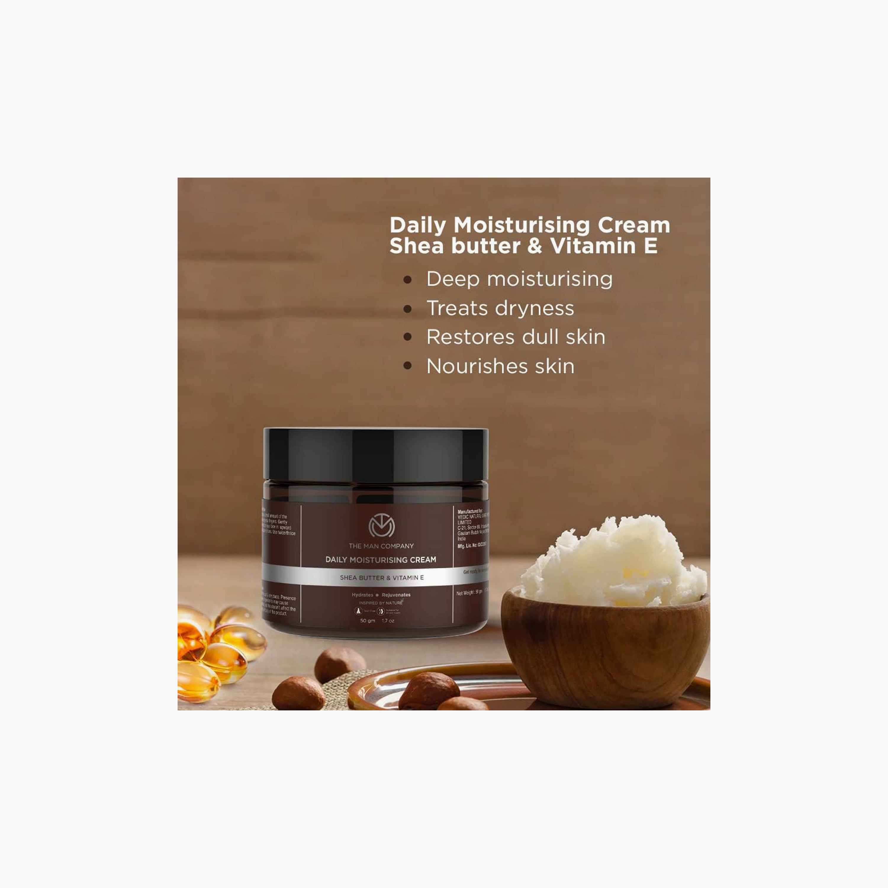 كريم الترطيب اليومي من ذا مان كومباني | زبدة الشيا وفيتامين إي-beautyandpersonalcare-mens-skincare-image-2