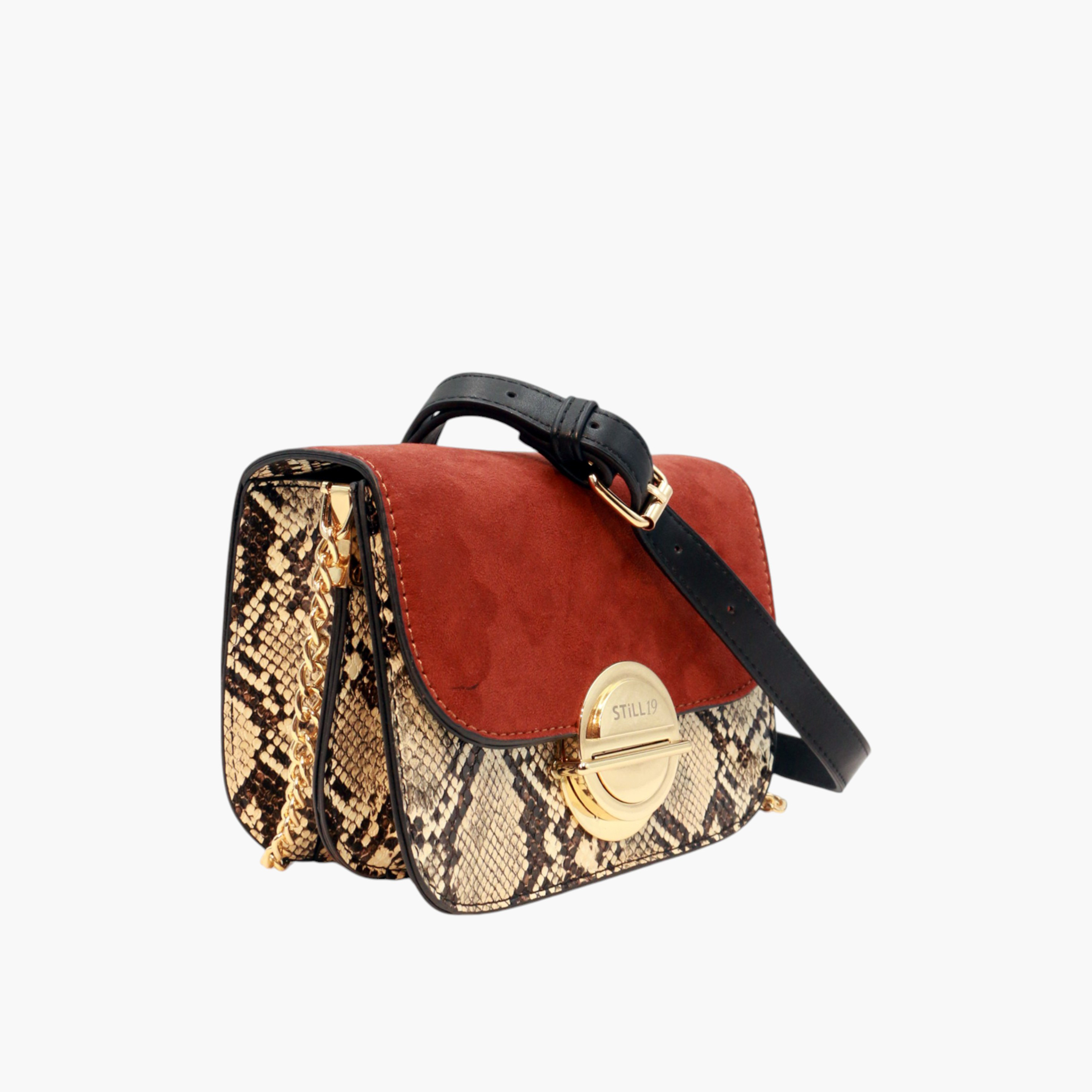 Still 19 Animal Textured Crossbody Bag with Flap Closure-women-bagsandwallets-handbags-image-3