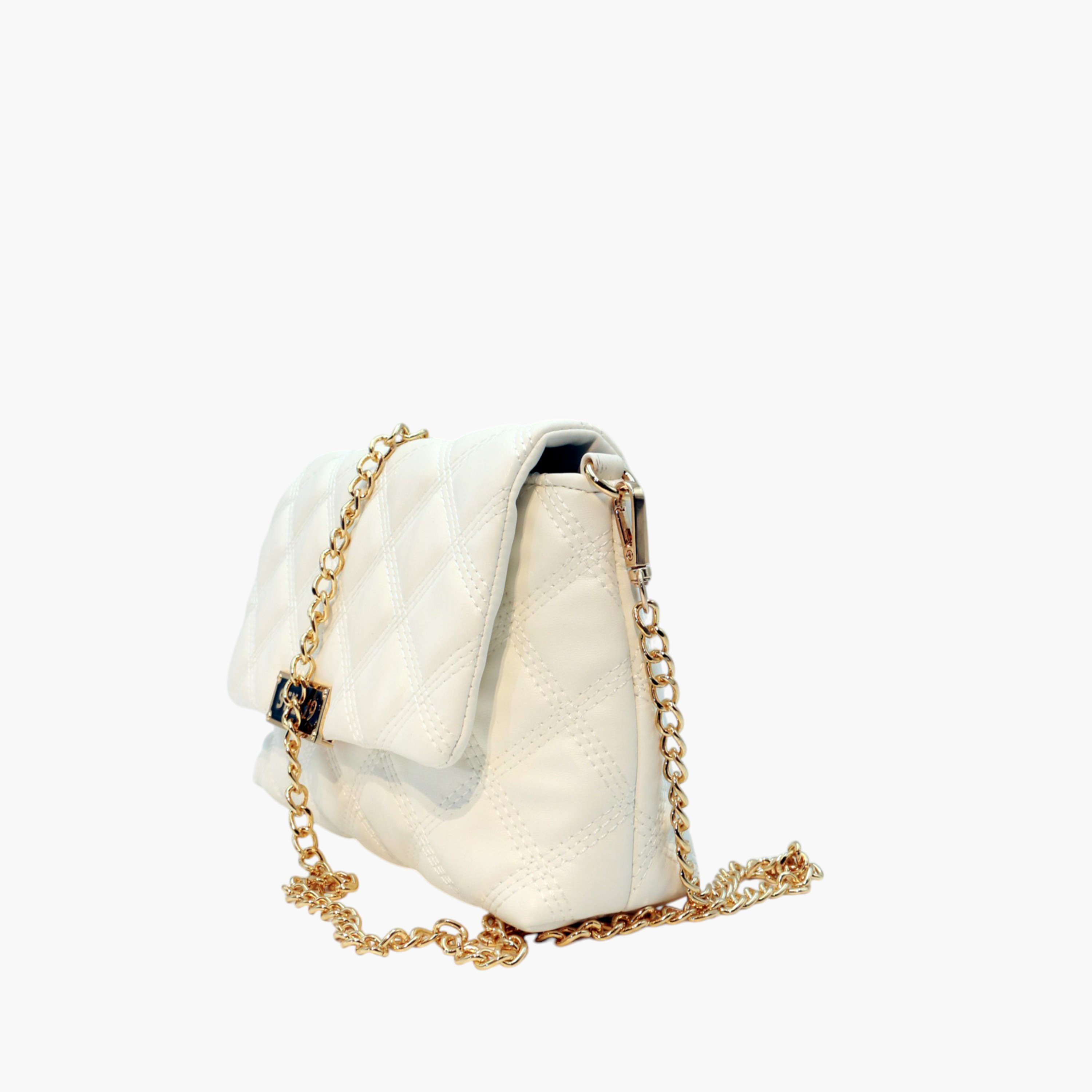 Still 19 Quilted Crossbody Bag with Chain Link Strap and Flap Closure-women-bagsandwallets-handbags-image-2