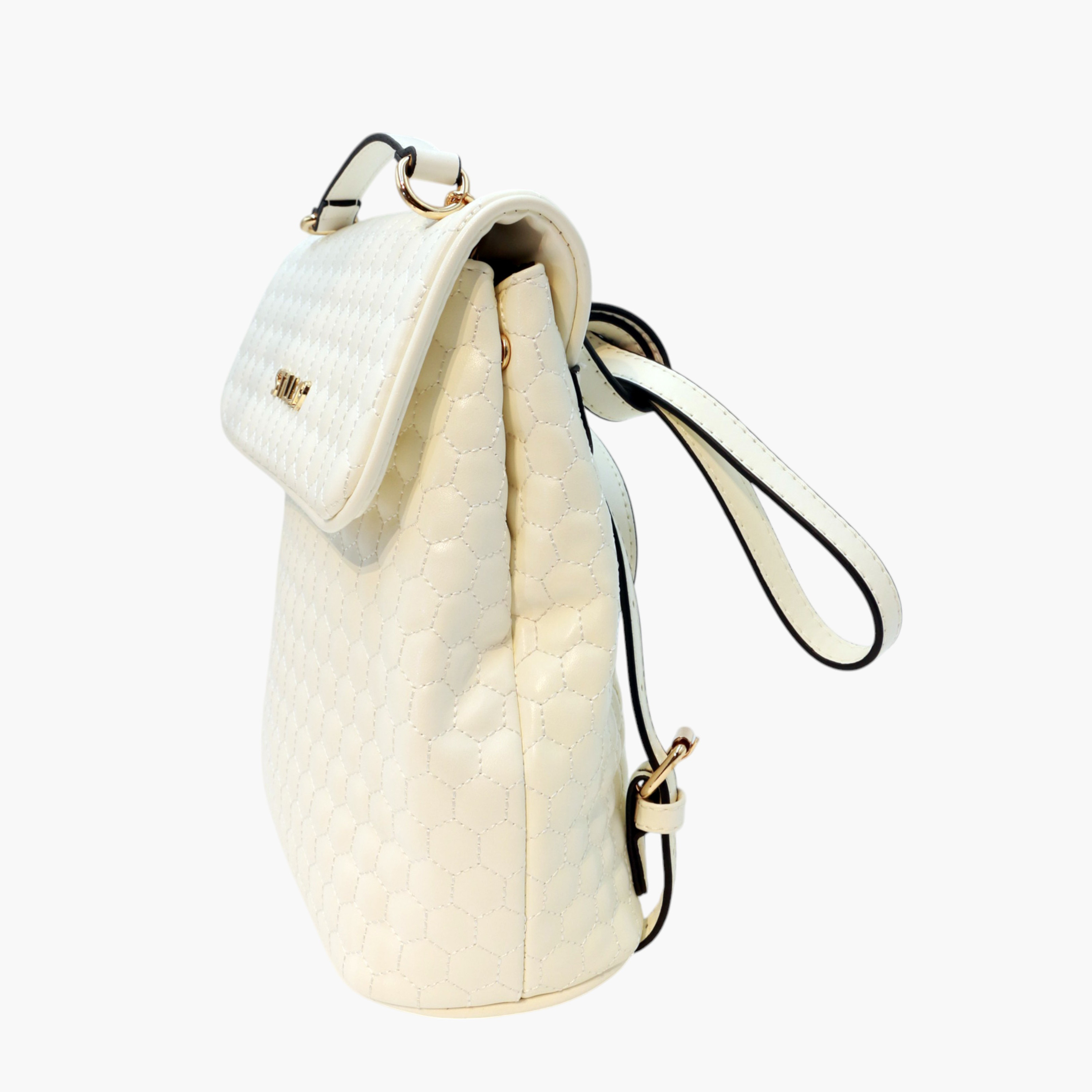 Still 19 Quilted Backpack with Adjustable Straps and Flap Closure-women-bagsandwallets-backpacks-image-2