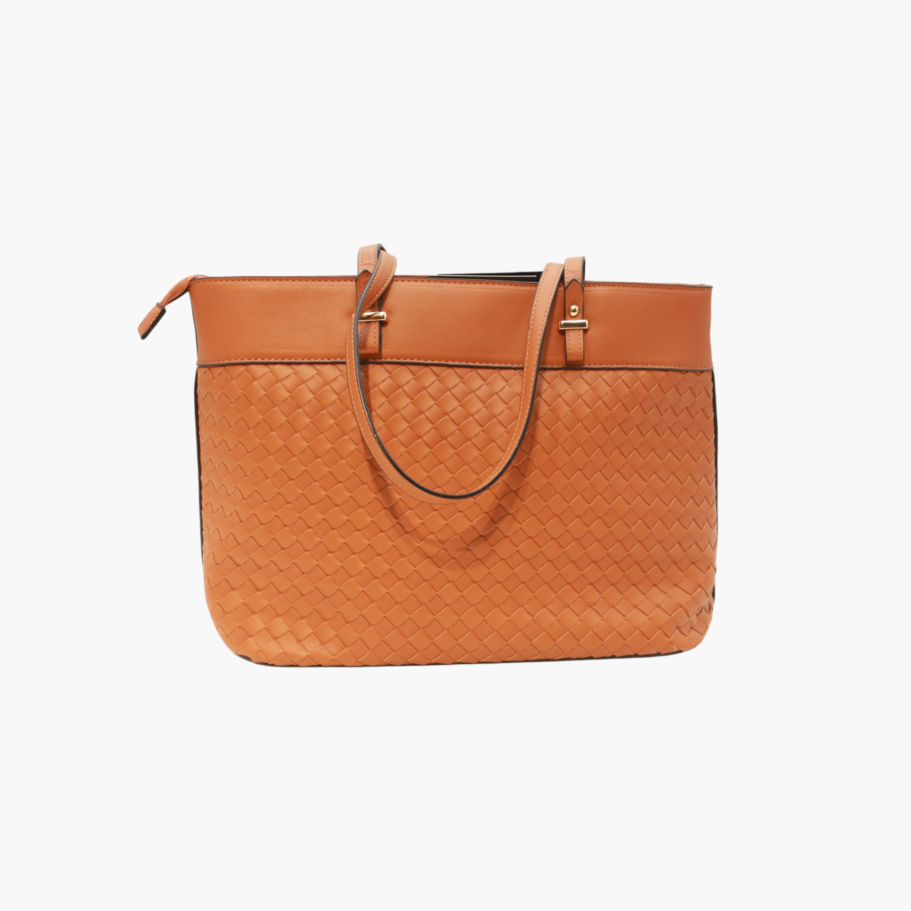 Still 19 Quilted Tote Bag with Double Handle and Zip Closure-women-bagsandwallets-handbags-image-4