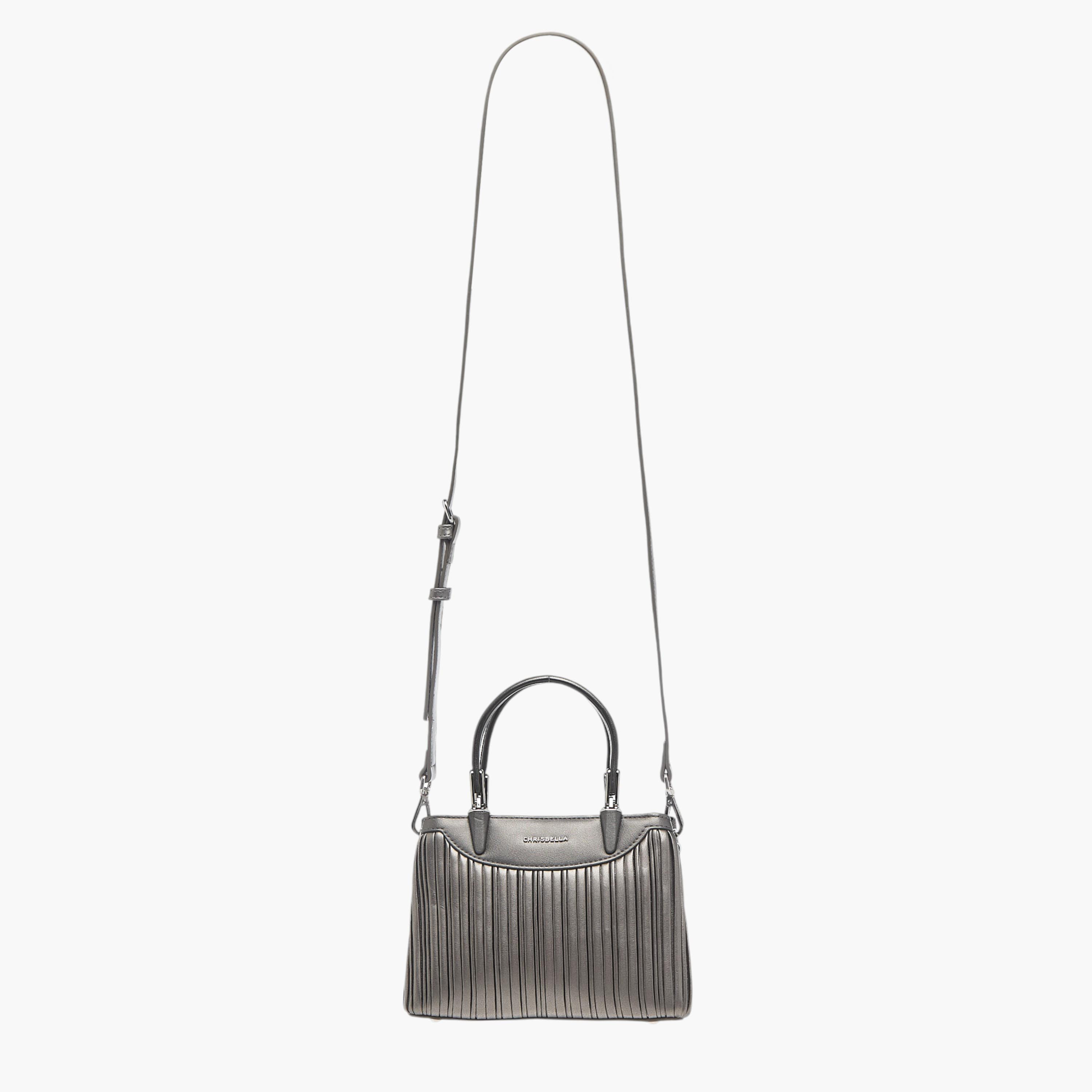 شنطة توتي بارزة الملمس بمقابض علوية وحزام قابل للتعديل من كريسبيلا-women-bagsandwallets-handbags-image-3