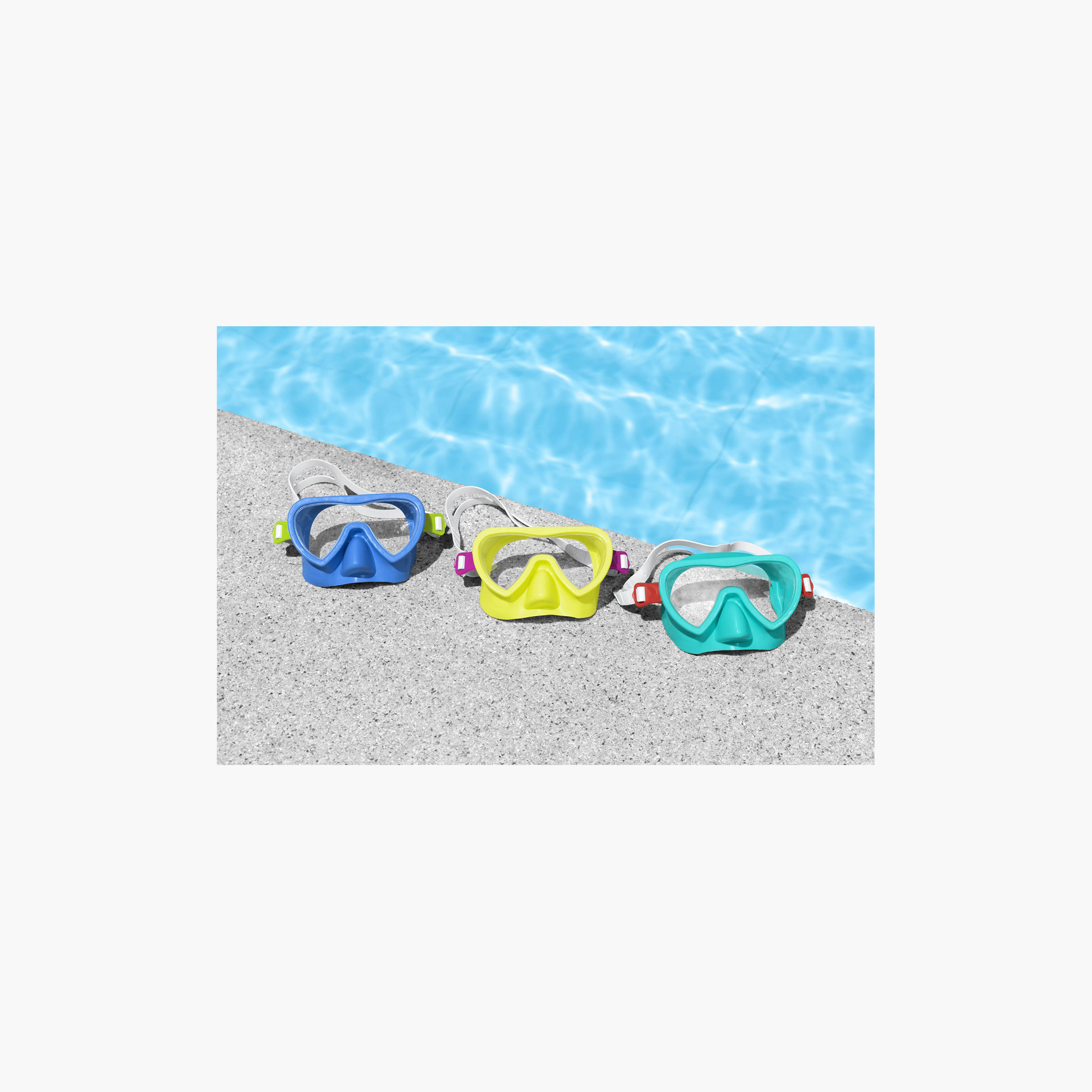 Bestway Crusader Essential Swimming Goggles - Set of 3-girls-clothing-swimwear-image-2