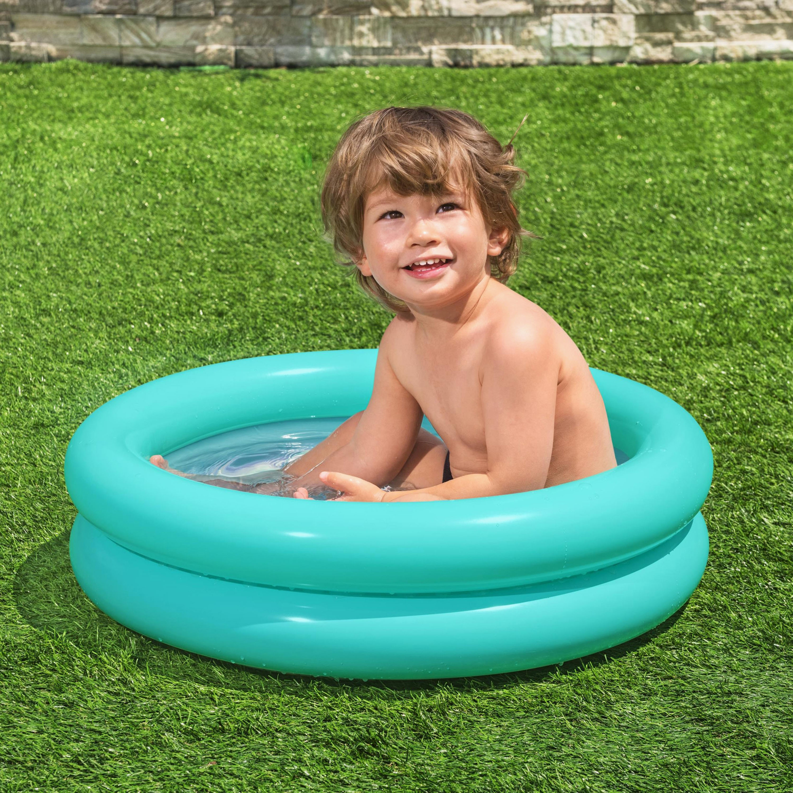 Bestway Assorted Double Ring Inflatable Kiddie Pool - 61x15 cm-toys-outdoor-poolandbeach-pools-image-5