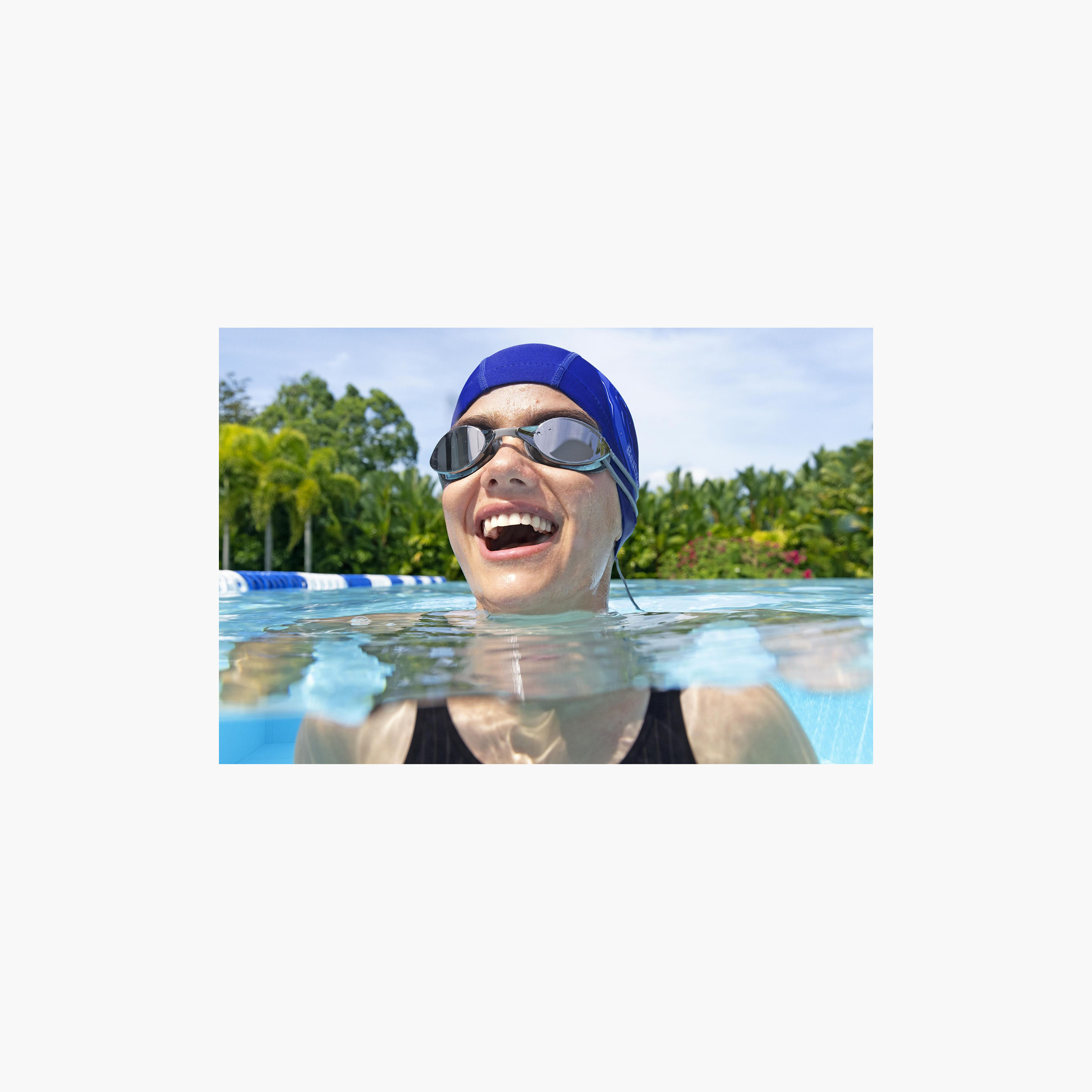 Bestway Sleek N Stretch Swimming Cap-boys-clothing-swimwear-image-4