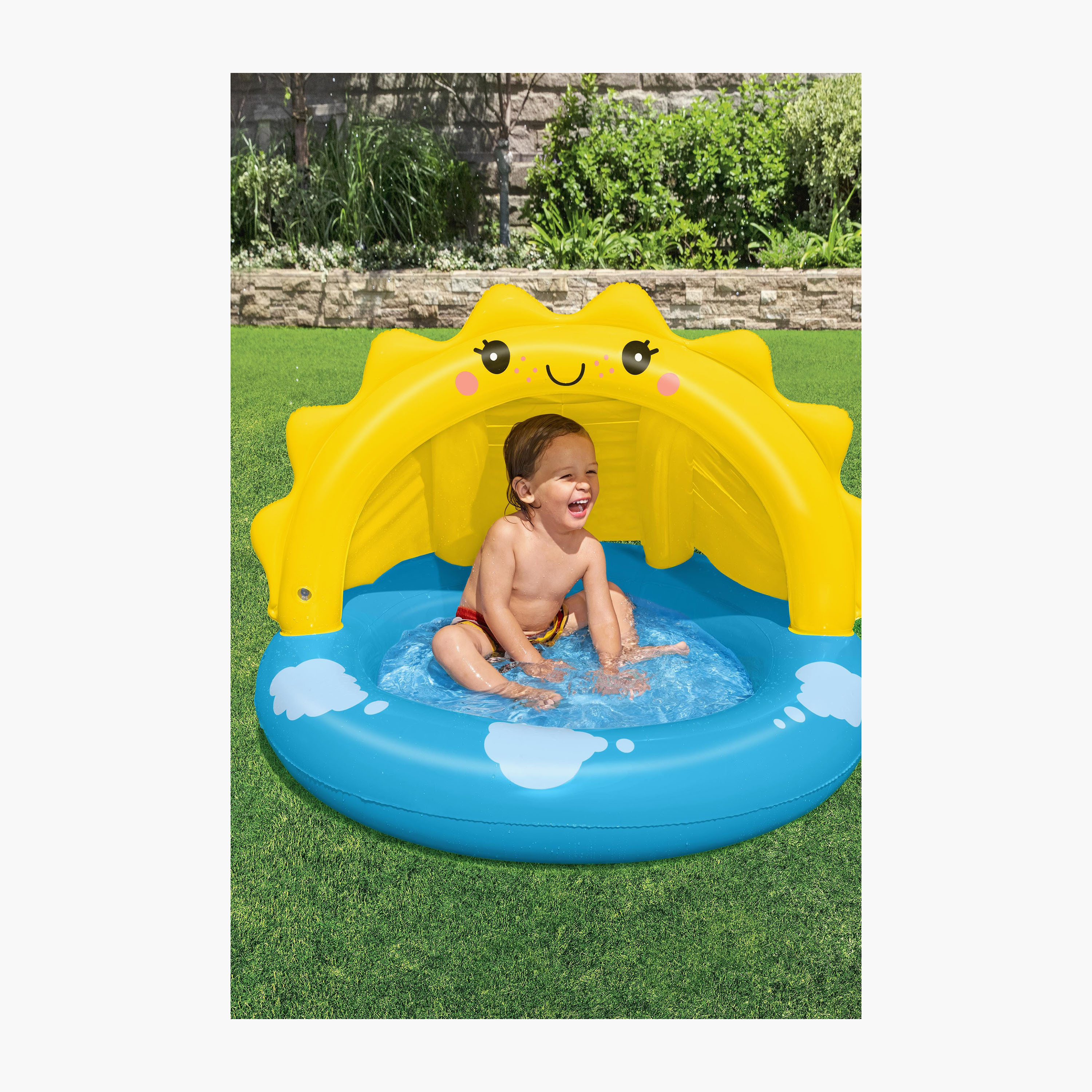 Bestway Sunny Days Shaded Inflatable Kiddie Pool - 101x97x71 cm-toys-outdoor-poolandbeach-pools-image-4