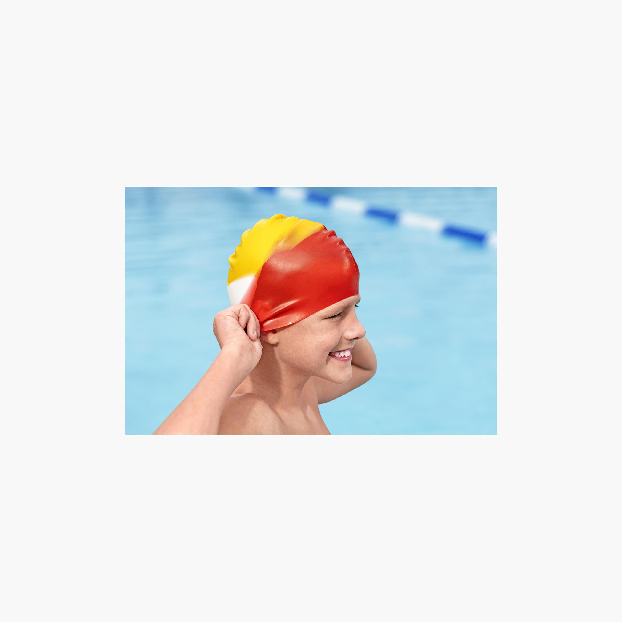Bestway LilColor Wave Swimming Cap - Set of 3-girls-clothing-sportswear-swimwear-image-5