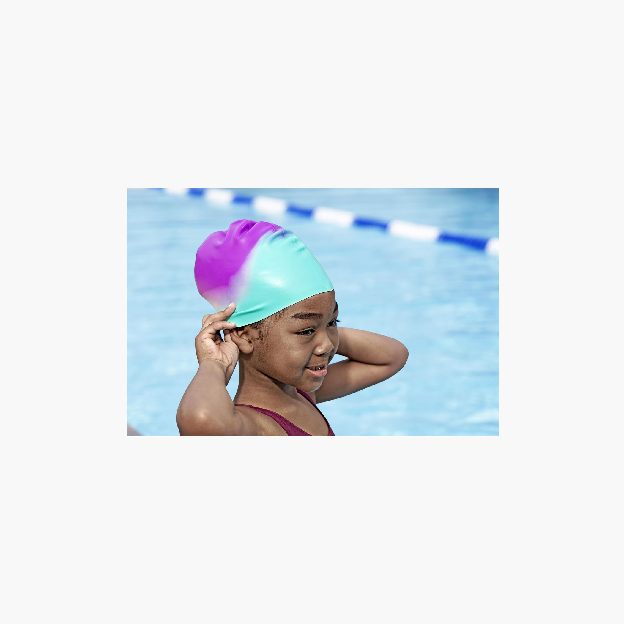 Bestway LilColor Wave Swimming Cap - Set of 3-girls-clothing-sportswear-swimwear-image-6