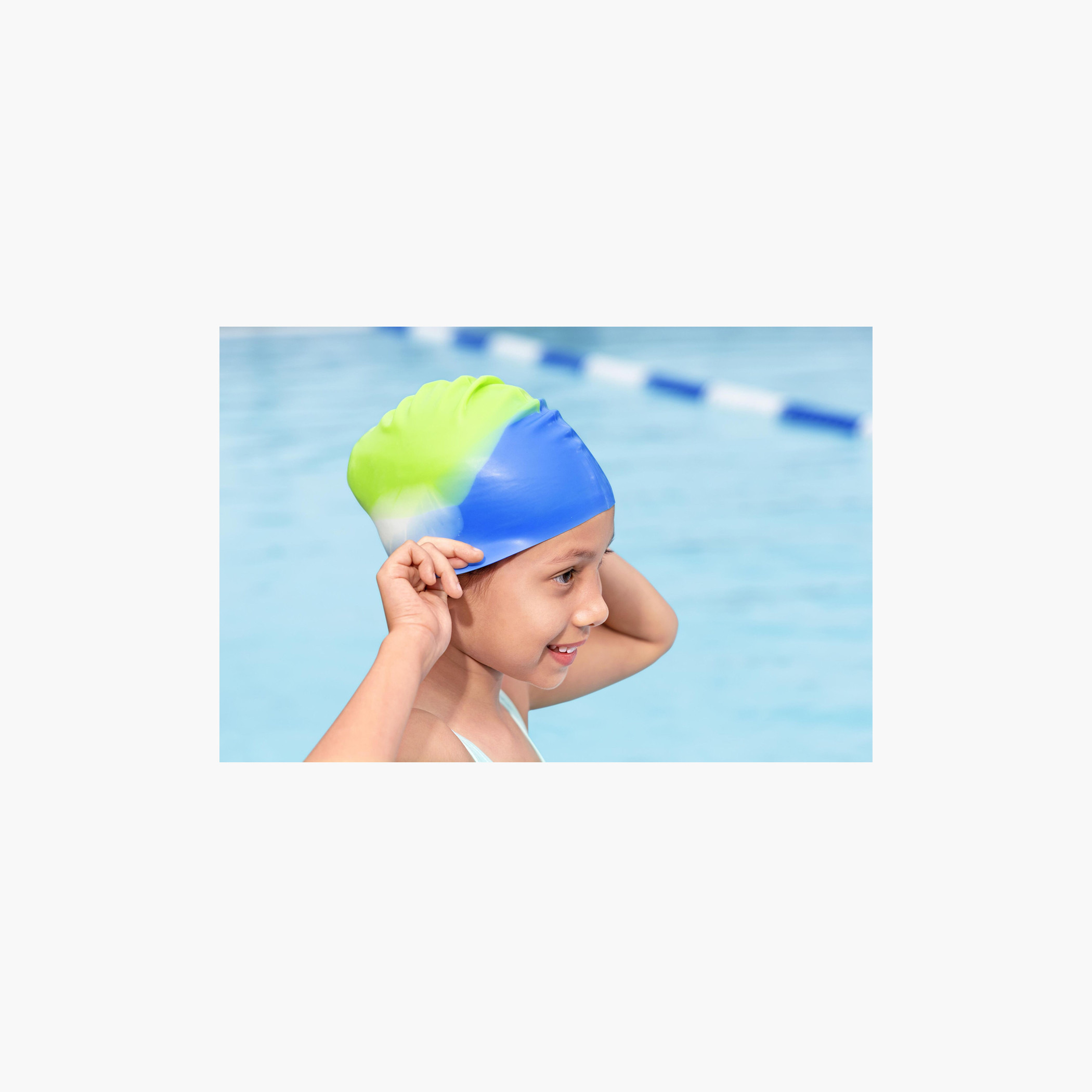 Bestway LilColor Wave Swimming Cap - Set of 3-girls-clothing-sportswear-swimwear-image-7