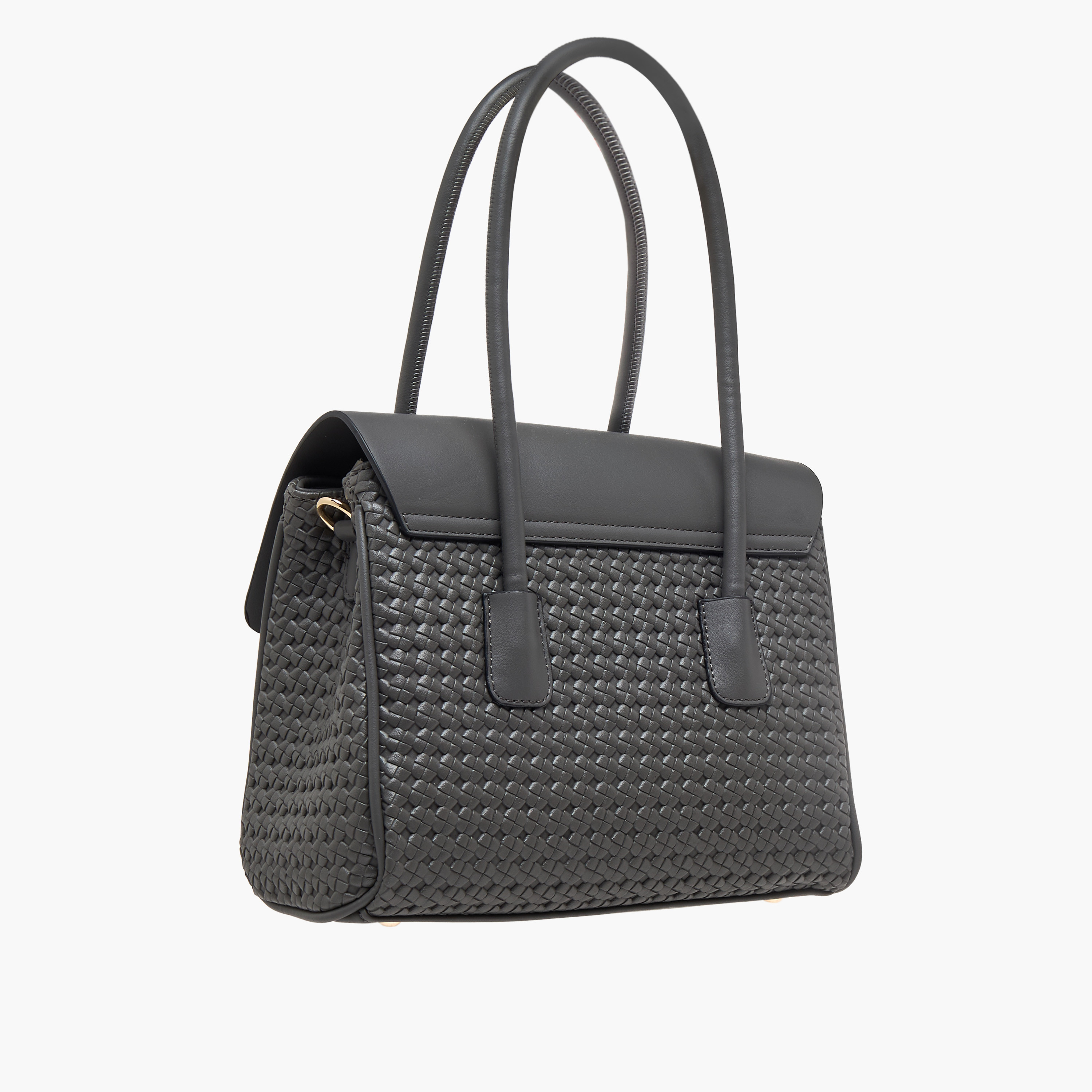 شنطة توتي بارزة الملمس بحزام قابل للفصل وسحاب إغلاق من بيسي لندن-women-bagsandwallets-handbags-image-4