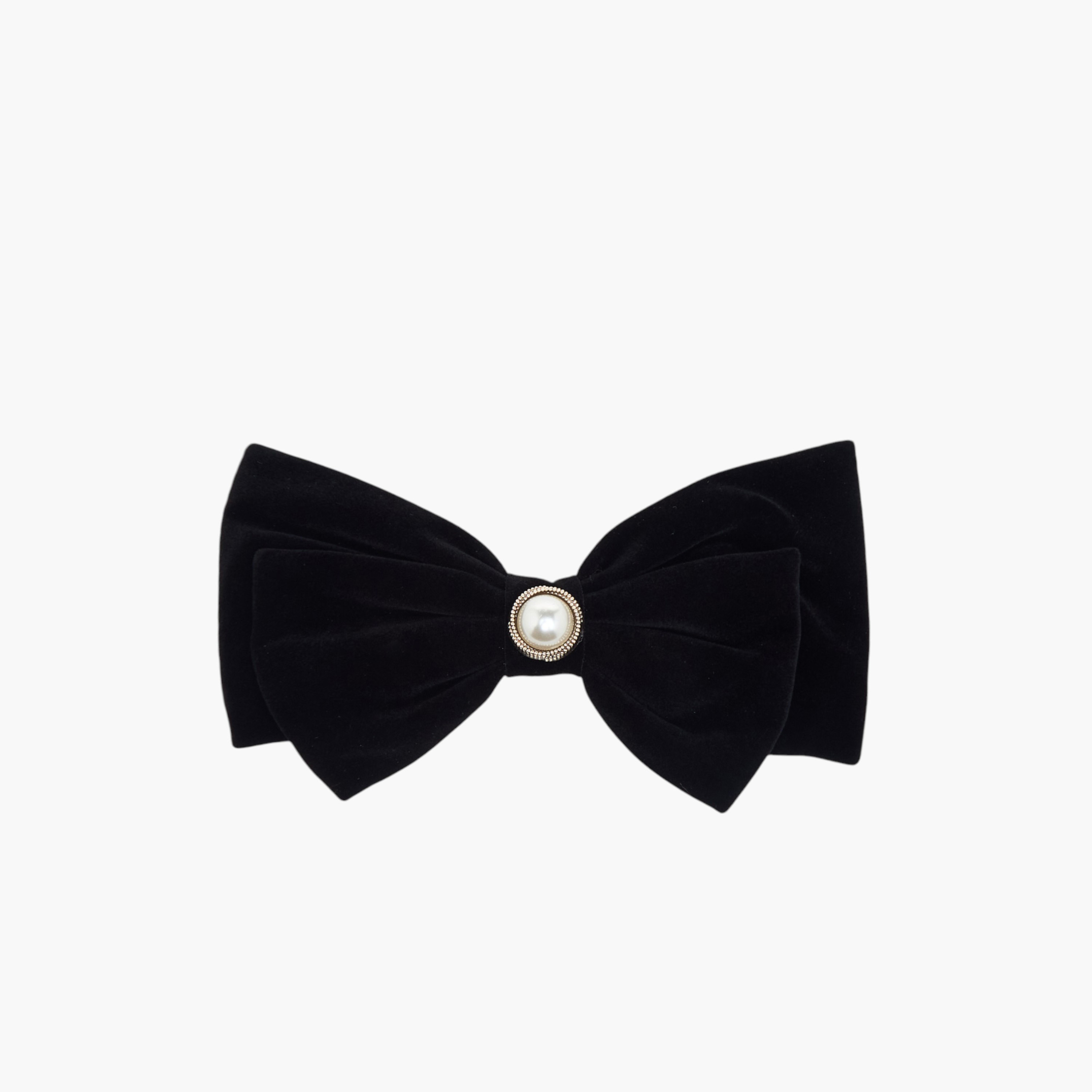 مشبك شعر باريت فيونكة بتزيينات لؤلؤ-women-hairaccessories-clips-image-1