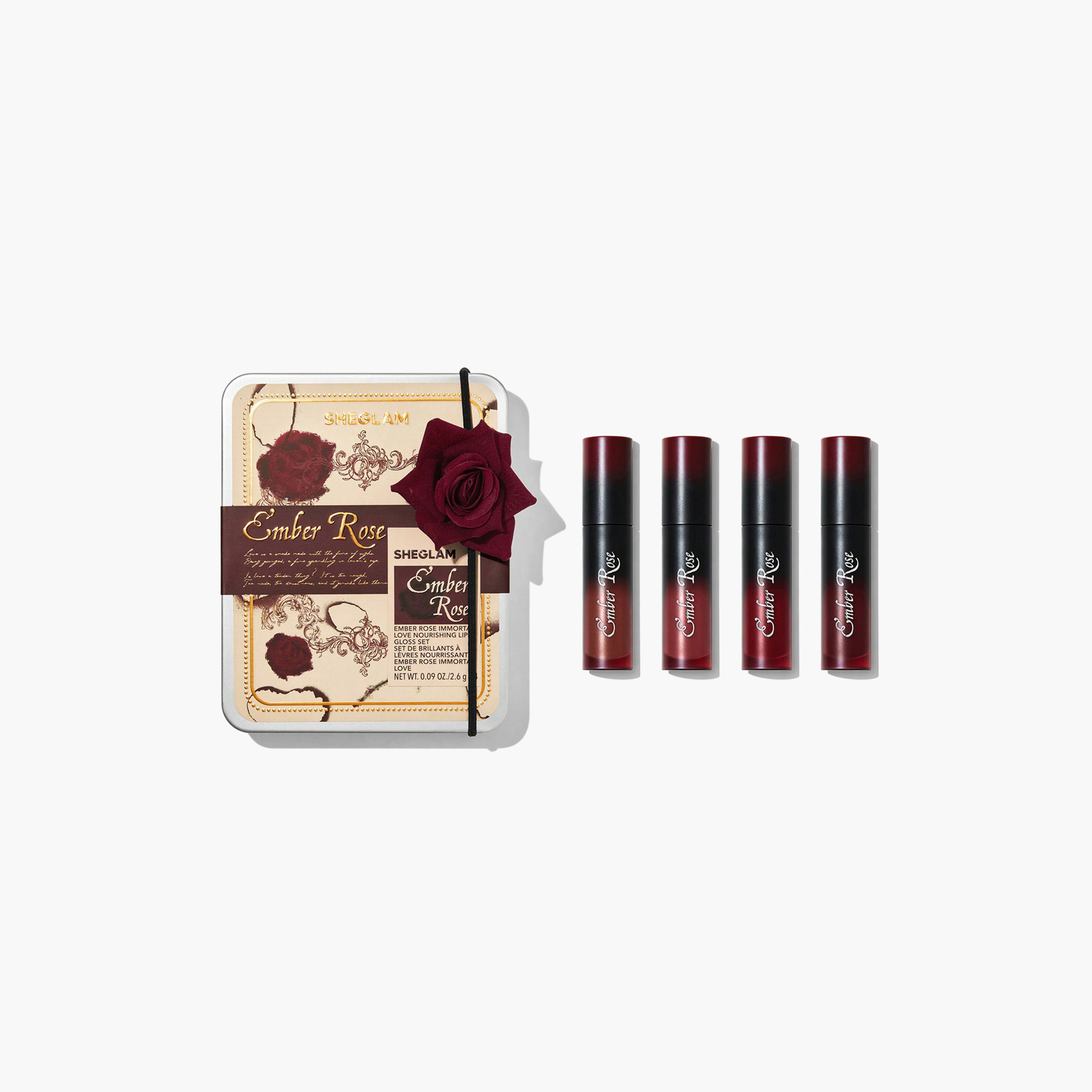 SHEGLAM Ember Rose Immortal Love Nourishing Lip Gloss Set-beautyandpersonalcare-giftsets-image-1