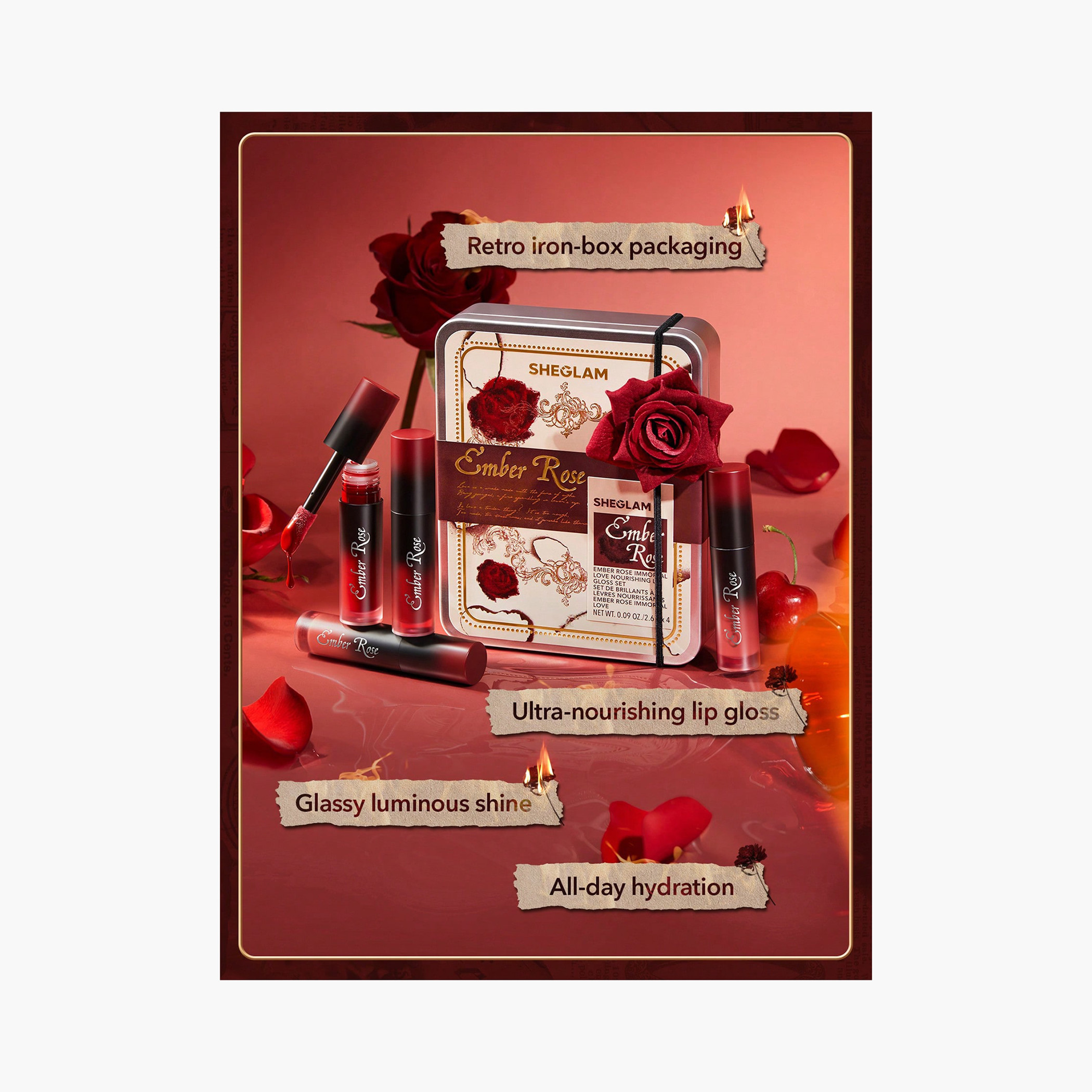 SHEGLAM Ember Rose Immortal Love Nourishing Lip Gloss Set-beautyandpersonalcare-giftsets-image-4
