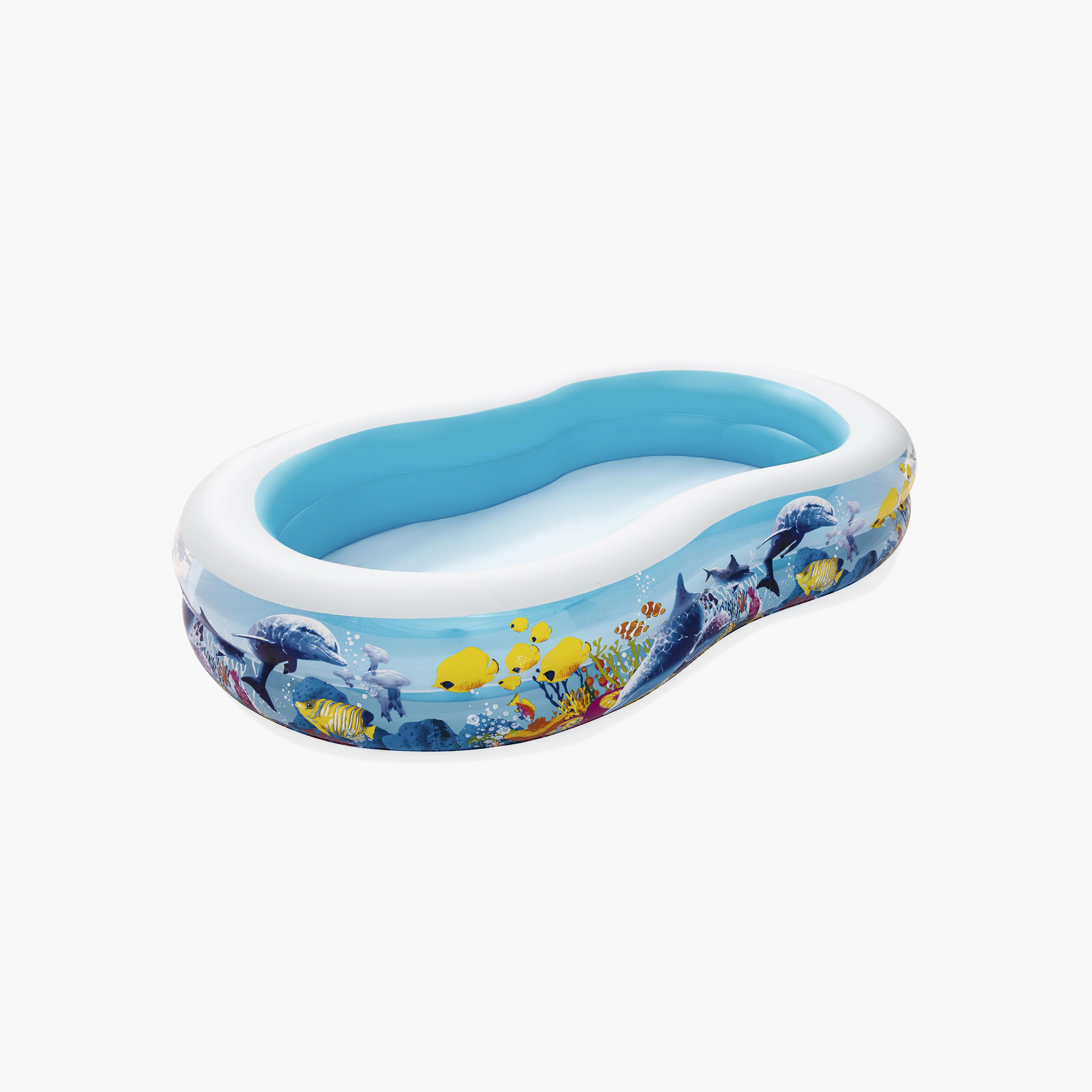 Bestway Fish n Friends Inflatable Family Pool - 262x157x46 cm-toys-outdoor-poolandbeach-pools-image-1