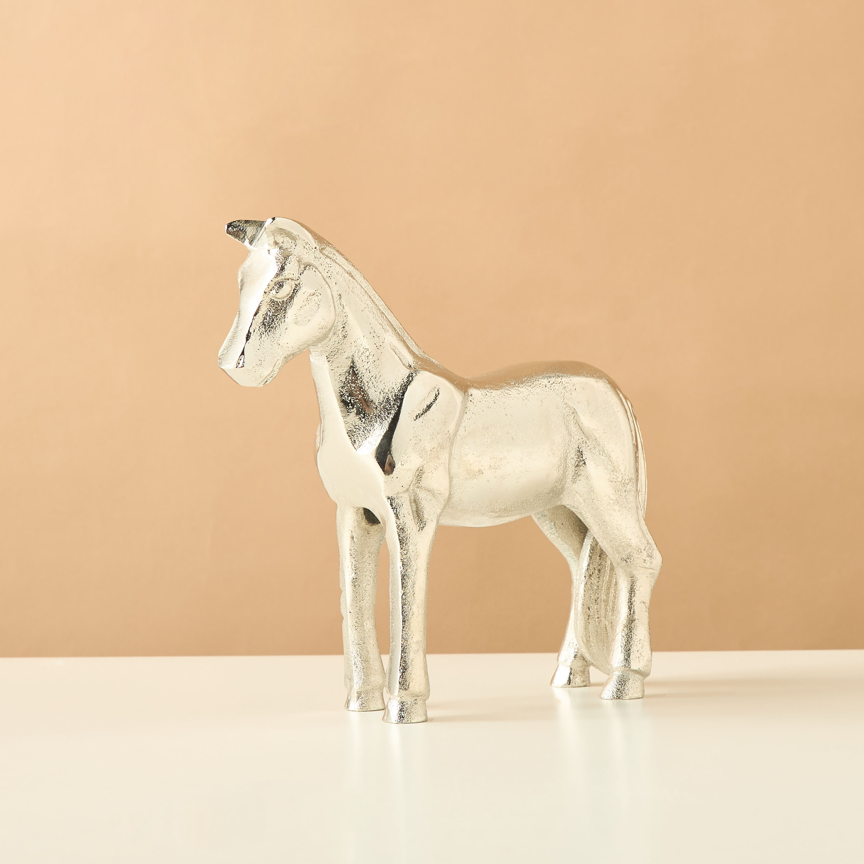Decorative Aluminium Horse Sculpture-household-decor-decorativeobjectsandsculptures-image-3