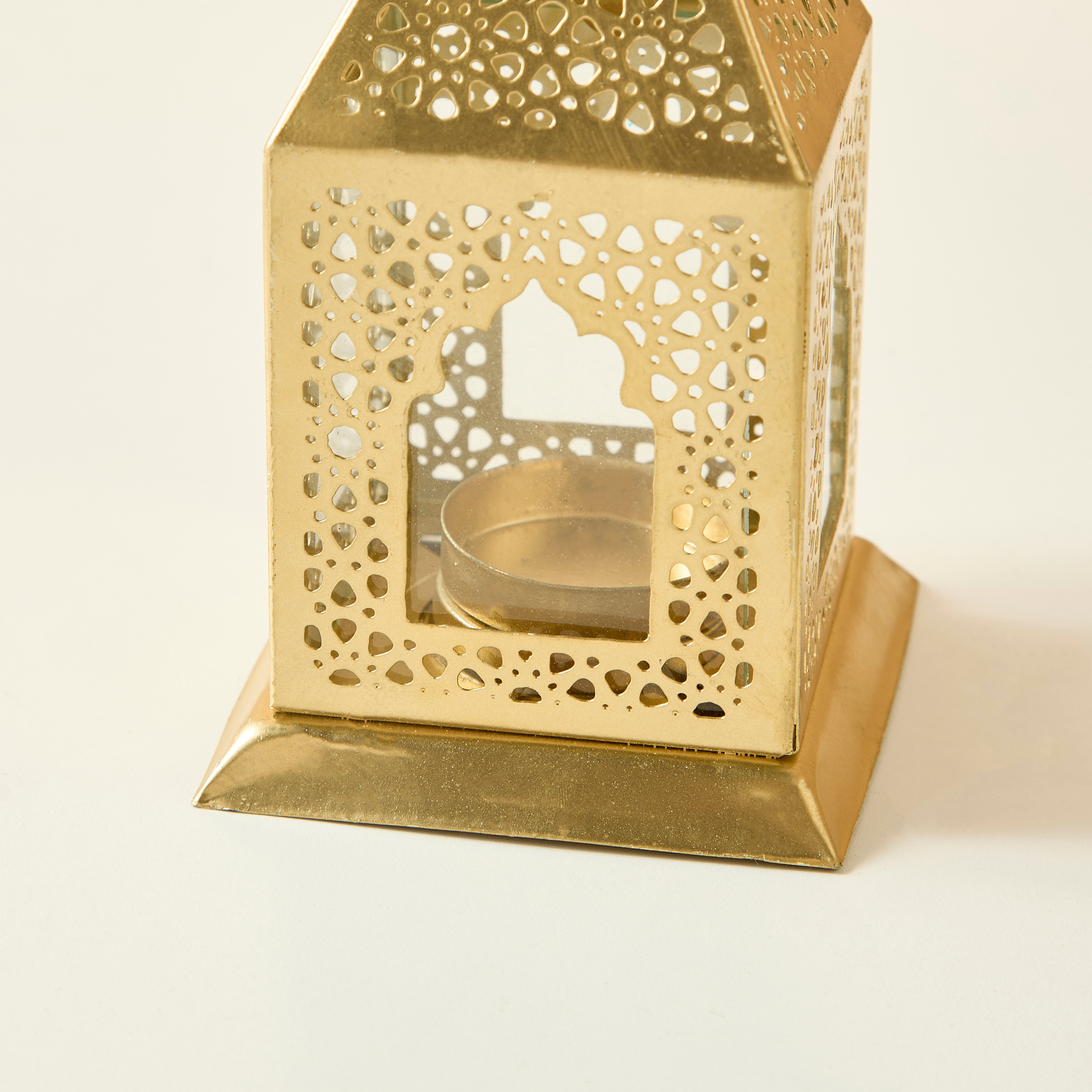 Textured Decorative Iron Lantern-household-decor-candleholdersandlanterns-image-4