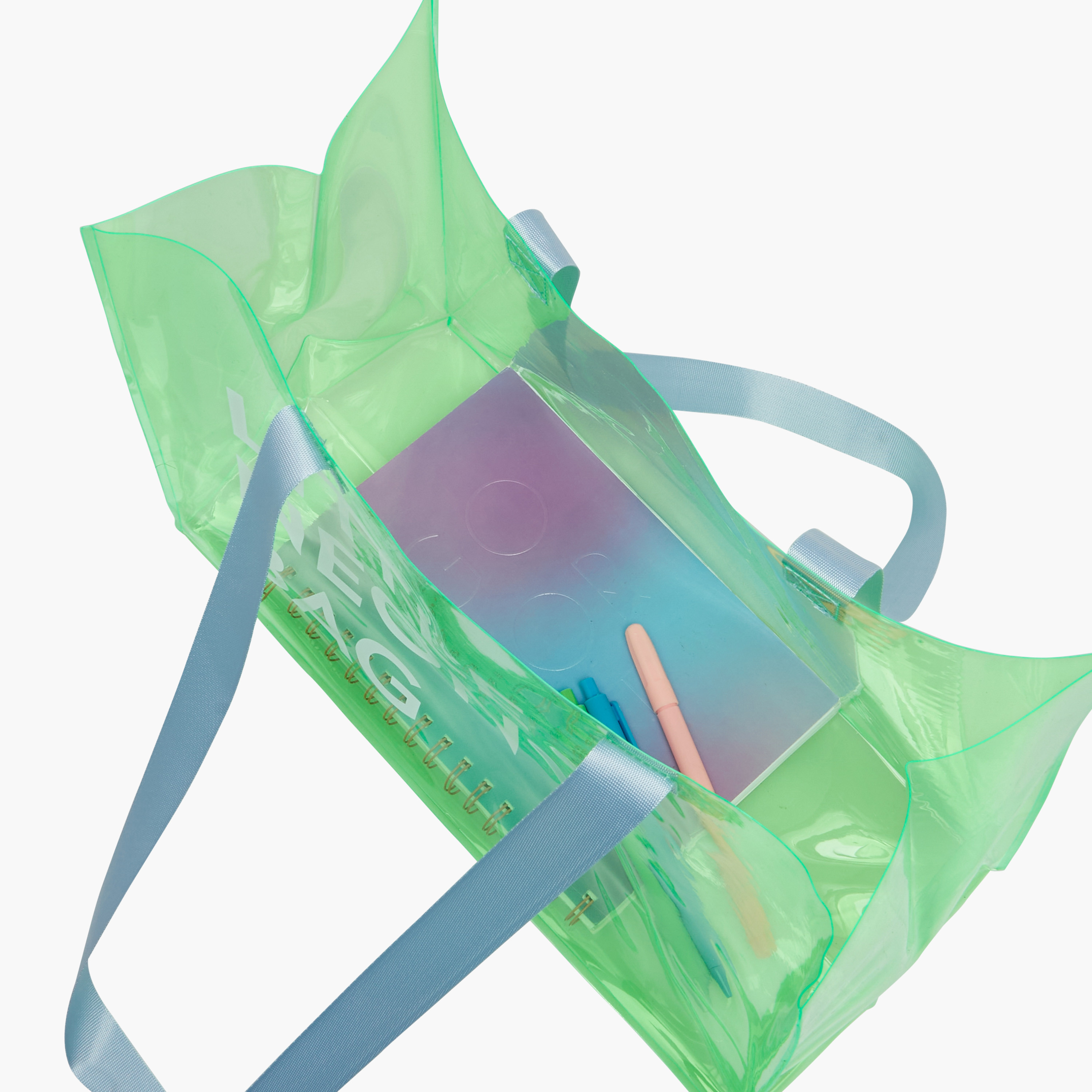 Syloon Printed Transparent Shopper Bag with Double Handles - 36x16x27 cms-women-bagsandwallets-handbags-image-5