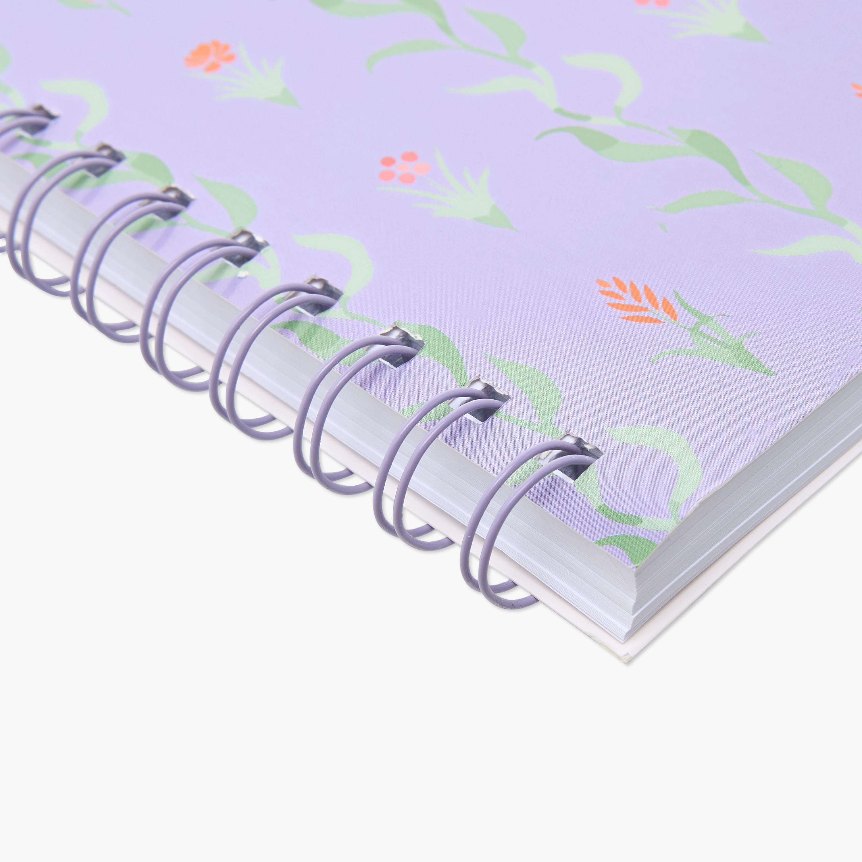 Syloon Floral Print 80-Sheet Ruled Spiral A4 Notebook-school-stationery-notebooks-image-5