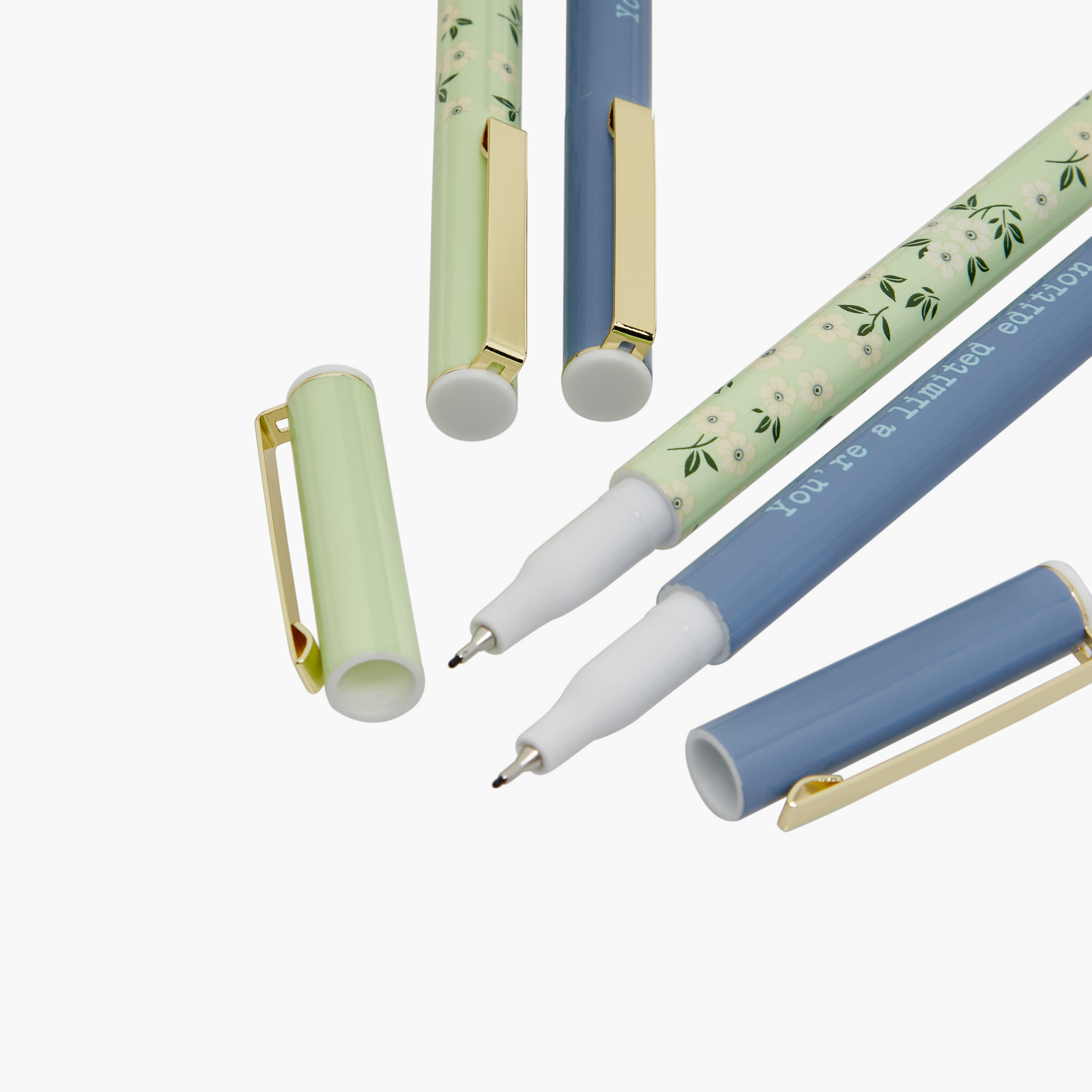 طقم أقلام بخط رفيع 4 قطع من سايلون-school-stationery-pensandpencils-image-4