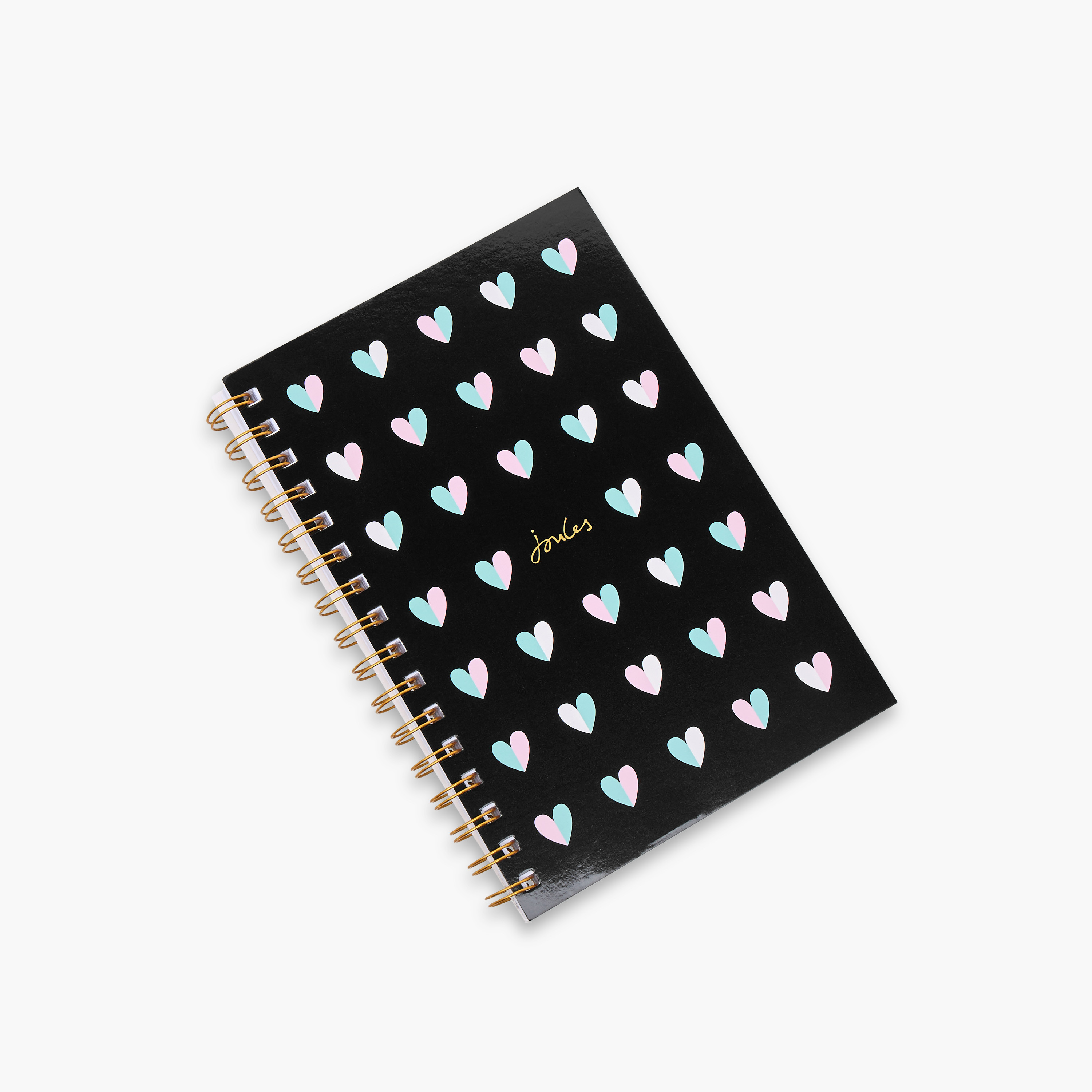 Syloon Heart Print 100-Sheet Ruled Spiral A5 Notebook-school-stationery-notebooks-image-2