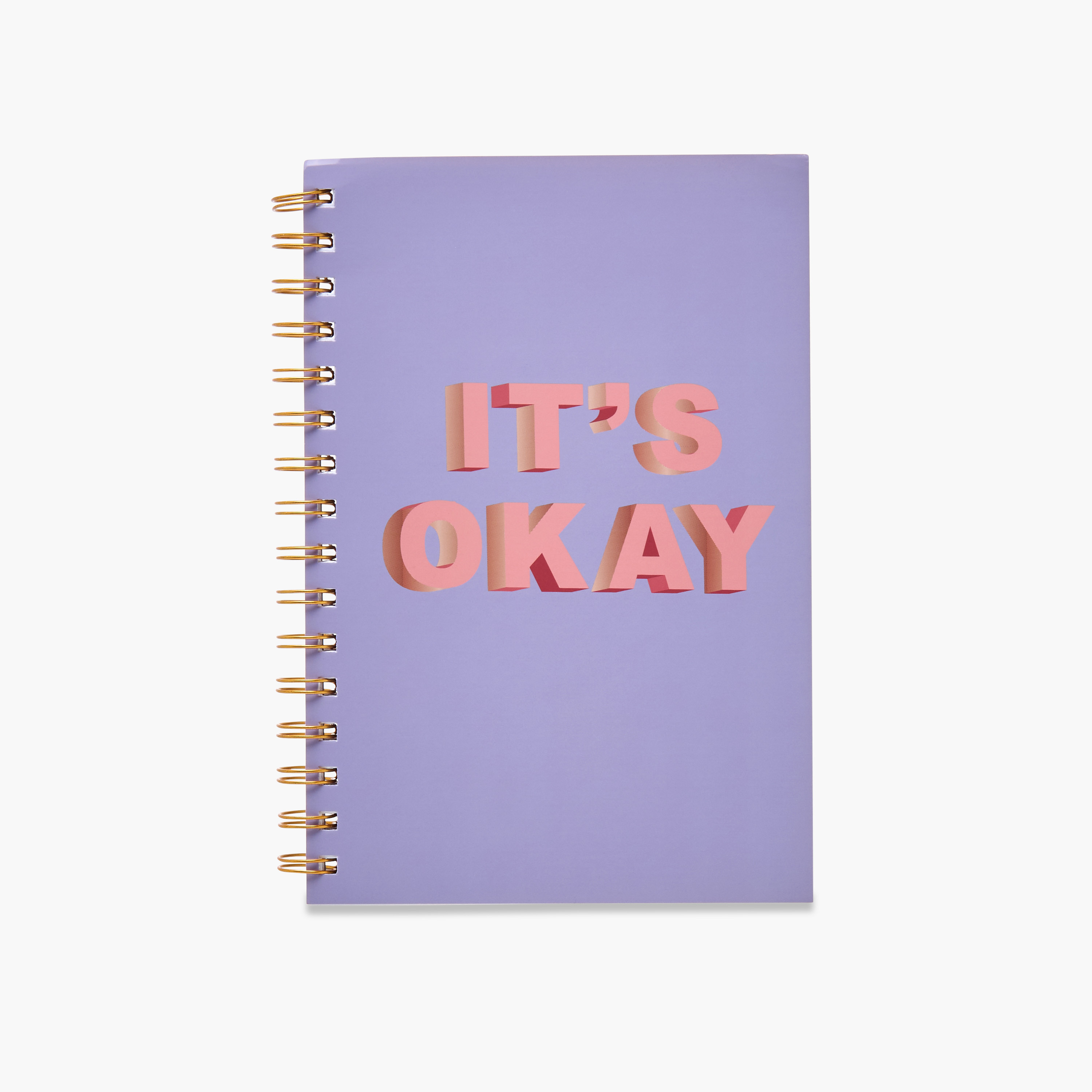 Syloon Slogan Print 100-Sheet Ruled Spiral A5 Notebook-school-stationery-notebooks-image-1