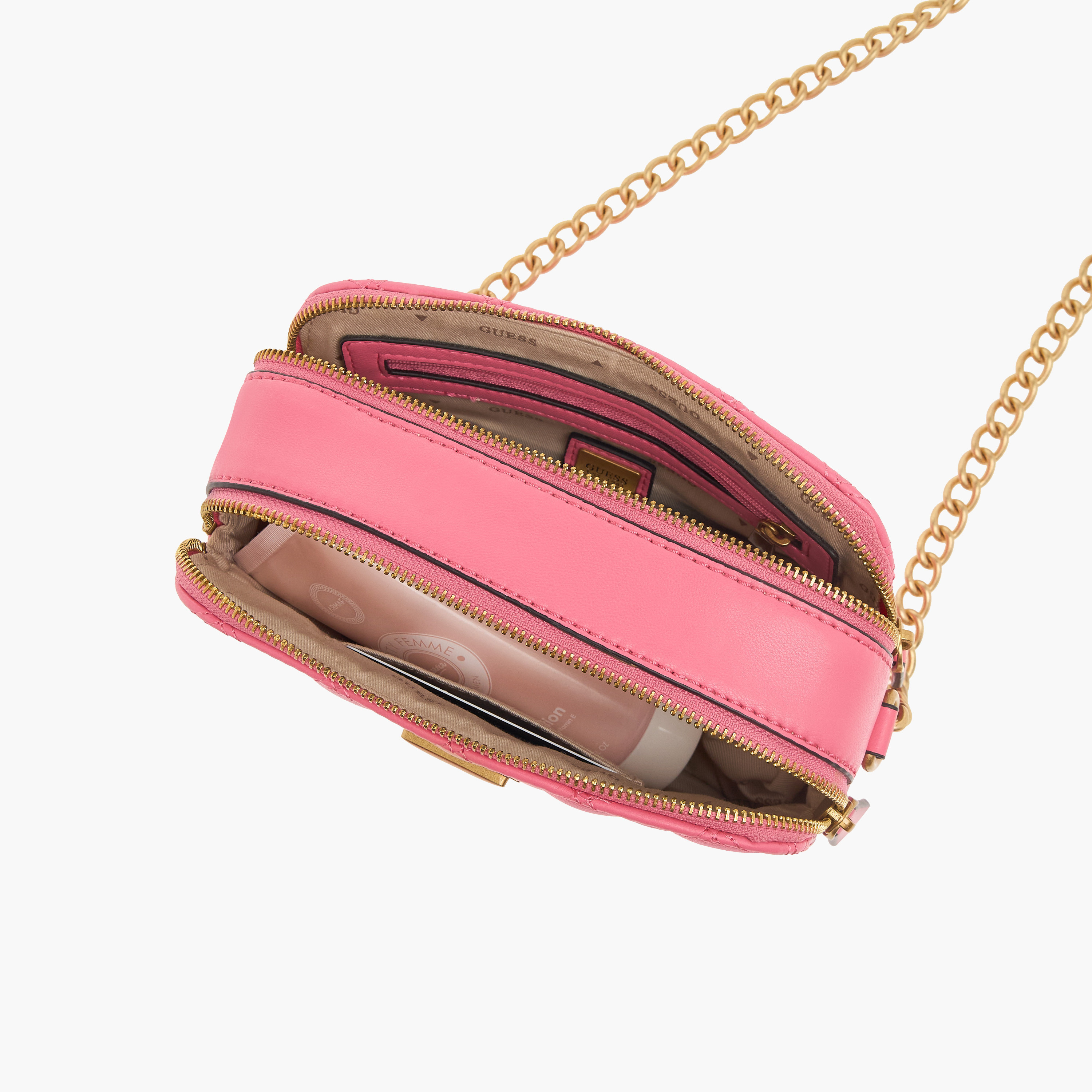 Guess Giully Textured Crossbody Bag with Zip Closure-women-bagsandwallets-handbags-image-8