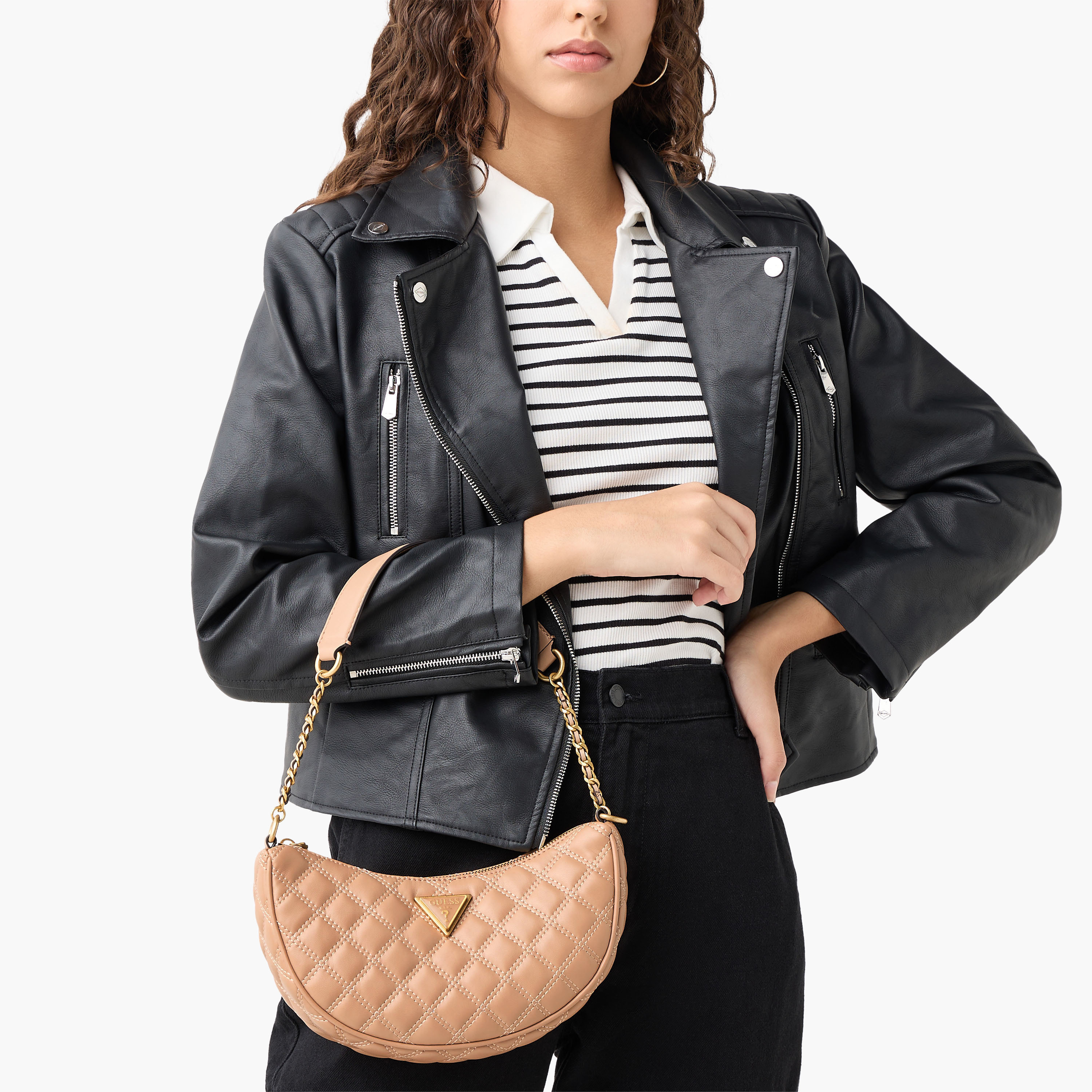 Guess Giully Shoulder Bag with Zip Closure-women-bagsandwallets-handbags-image-2