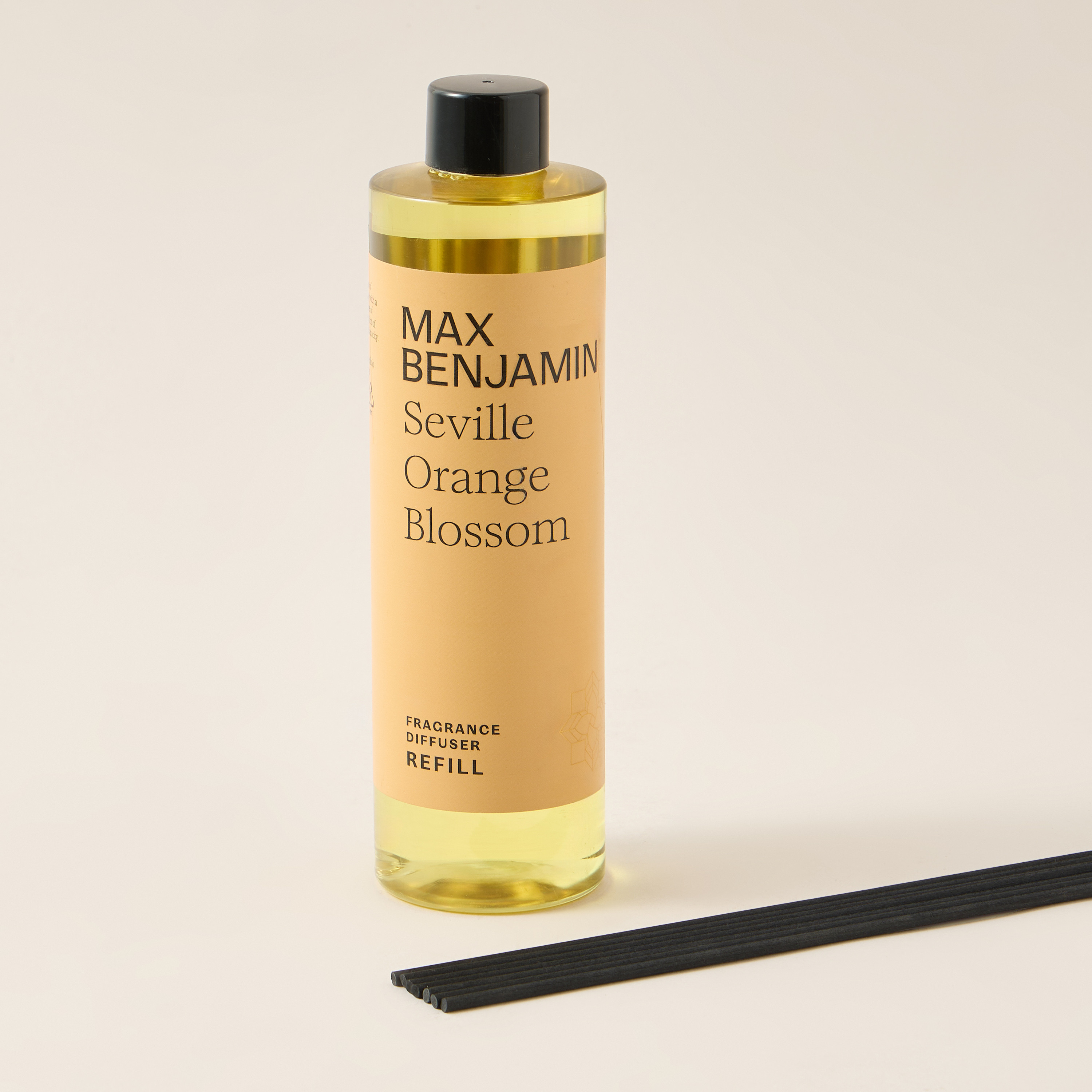 Max Benjamin Seville Orange Blossom Scented Reed Diffuser Refill - 300 ml-household-homefragrance-reeddiffusers-image-3