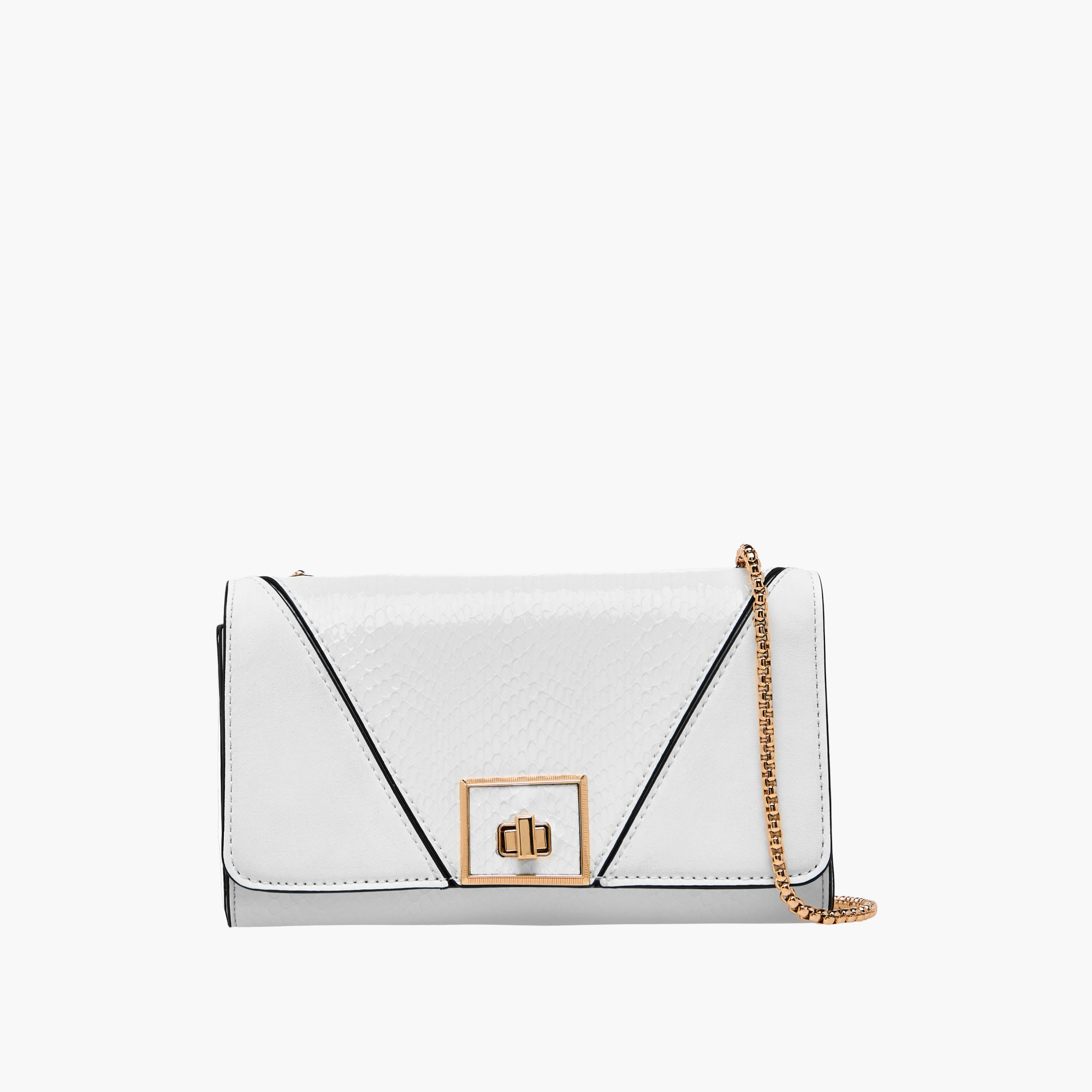 Celeste Textured Clutch with Chain Strap-women-bagsandwallets-wallets-image-1