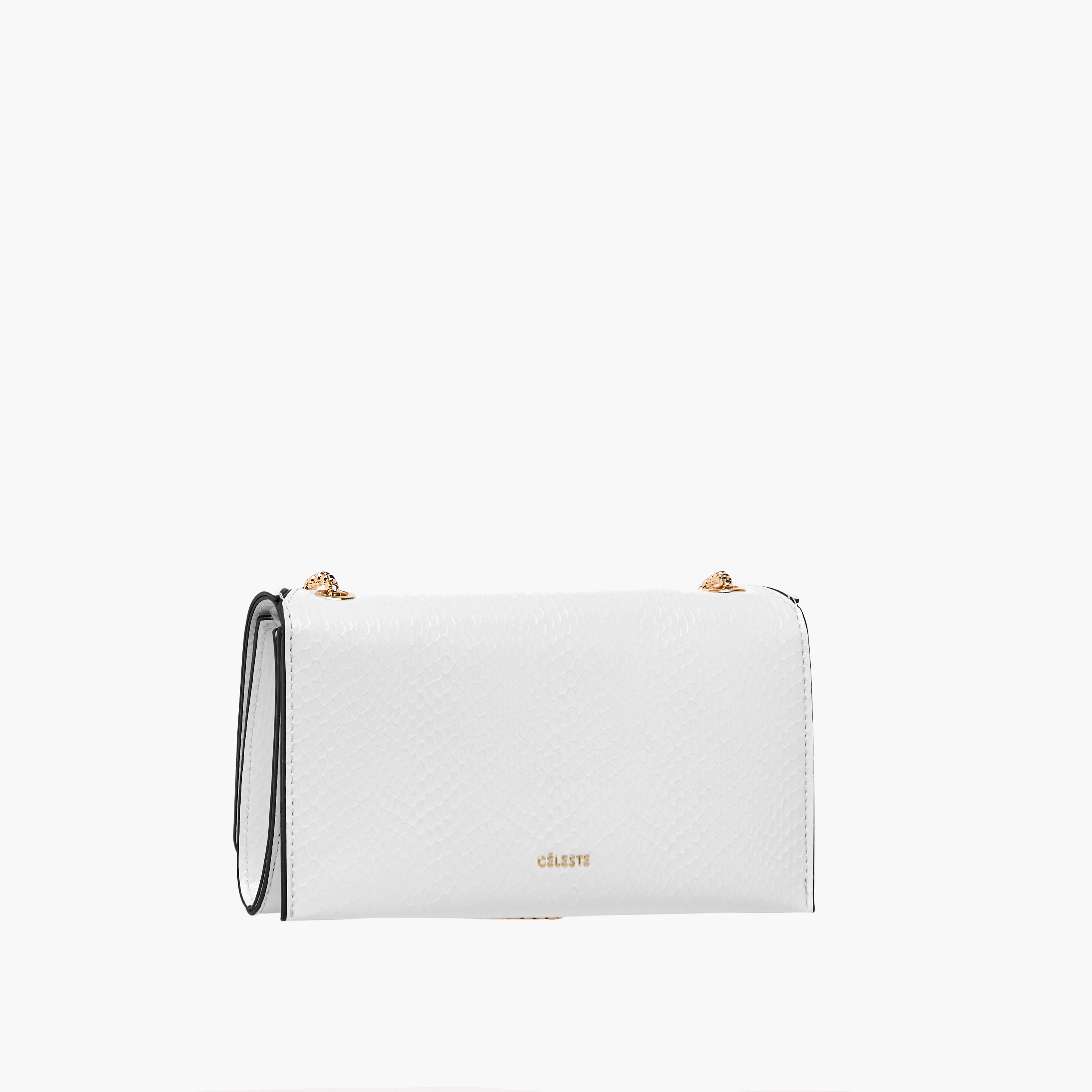 Celeste Textured Clutch with Chain Strap-women-bagsandwallets-wallets-image-3