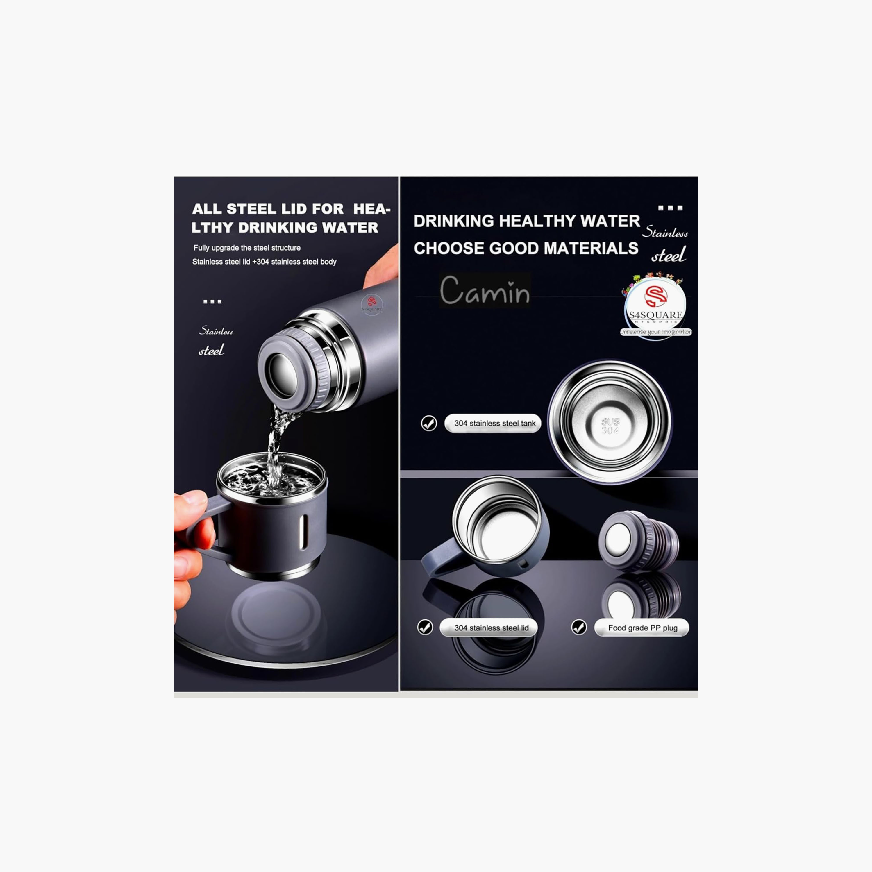 Camin Assorted Thermal Flask with Vacuum Insulation-baby-feeding-accessories-image-5