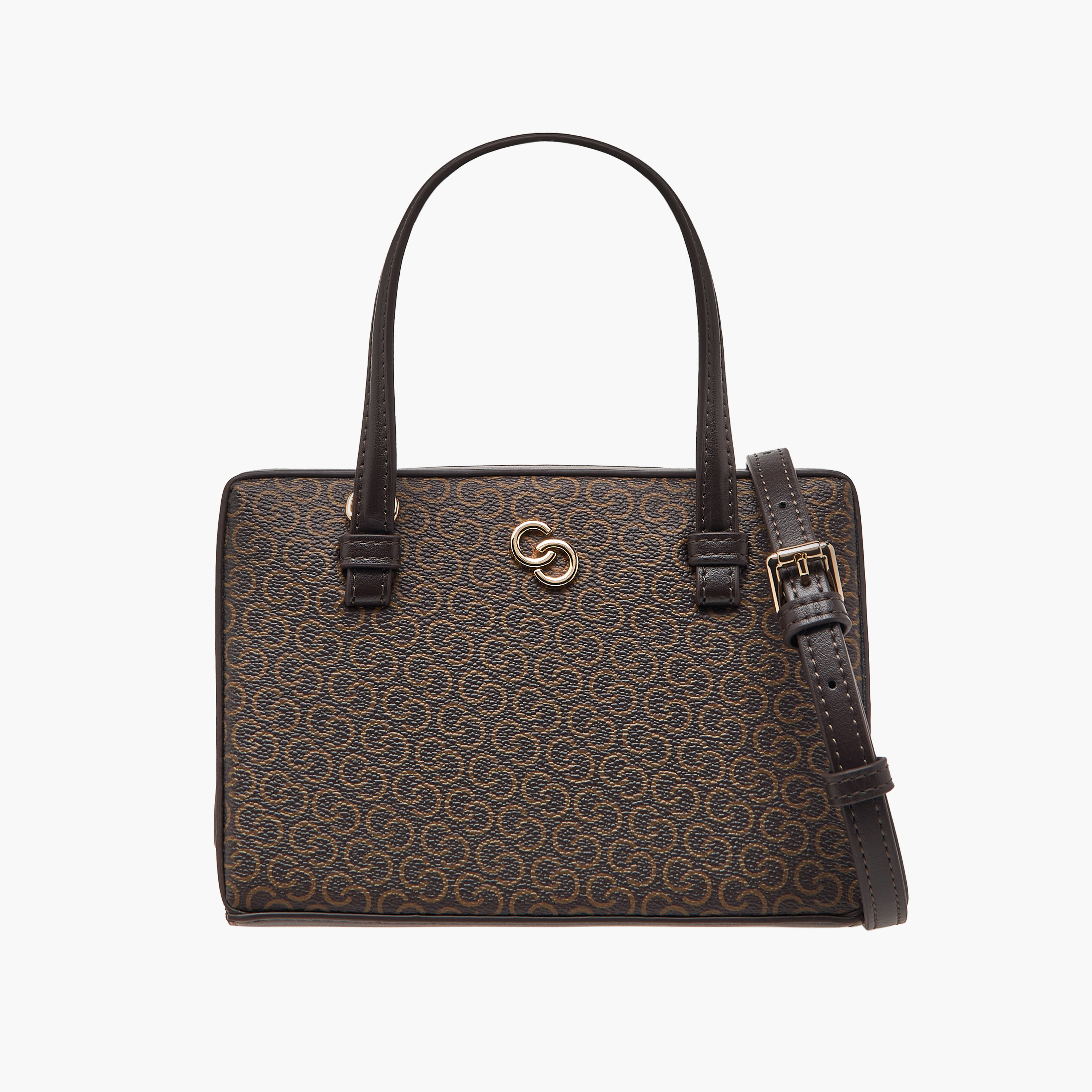 شنطة توتي بطبعات مونوجرام وحزام قابل للفصل وإغلاق مغناطيسي من سيليست-women-bagsandwallets-handbags-image-1