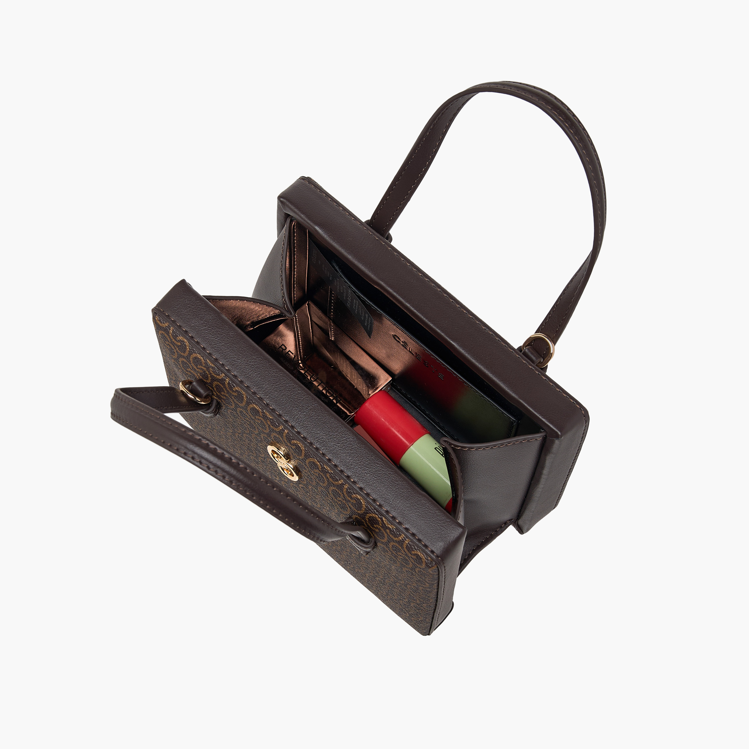 شنطة توتي بطبعات مونوجرام وحزام قابل للفصل وإغلاق مغناطيسي من سيليست-women-bagsandwallets-handbags-image-7