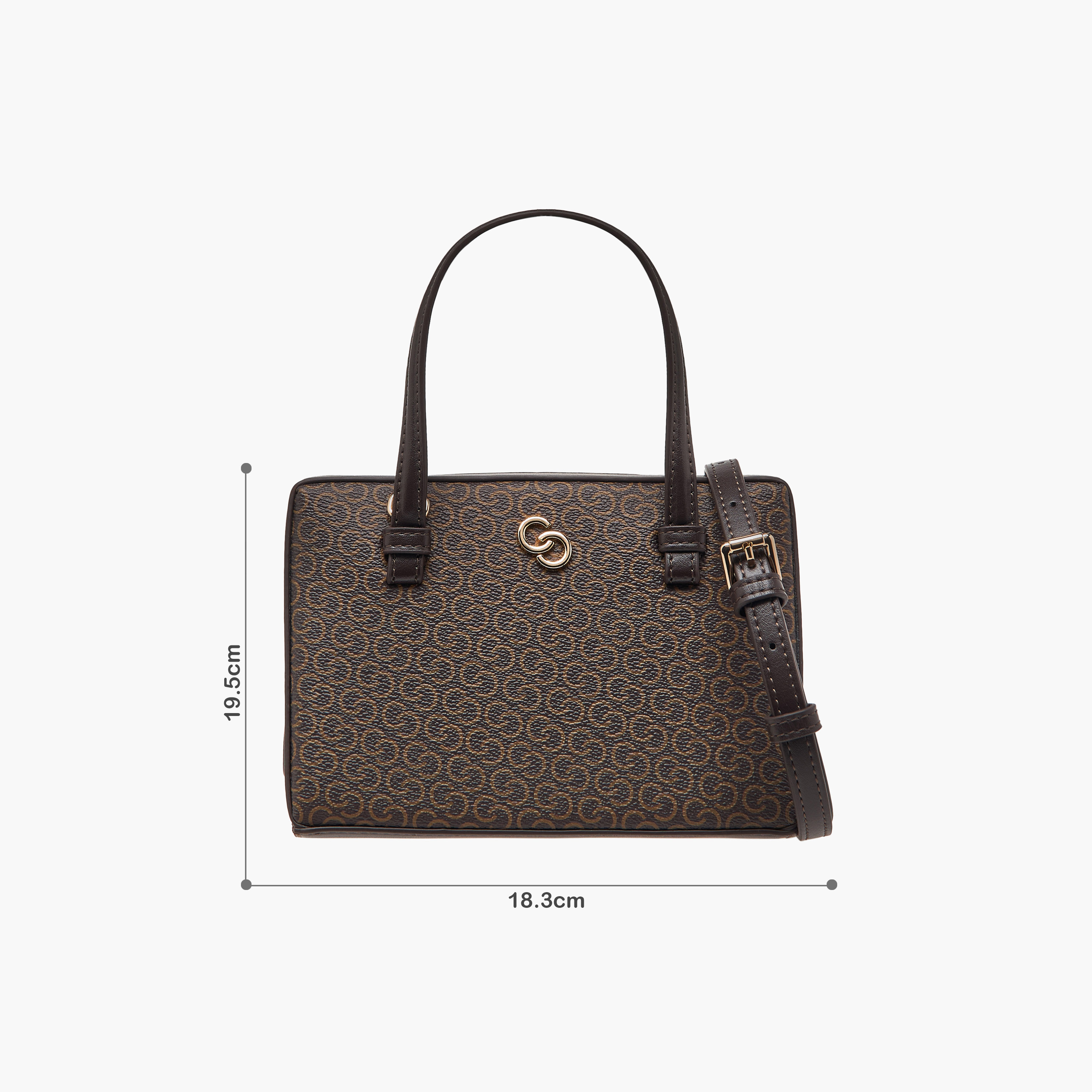شنطة توتي بطبعات مونوجرام وحزام قابل للفصل وإغلاق مغناطيسي من سيليست-women-bagsandwallets-handbags-image-8
