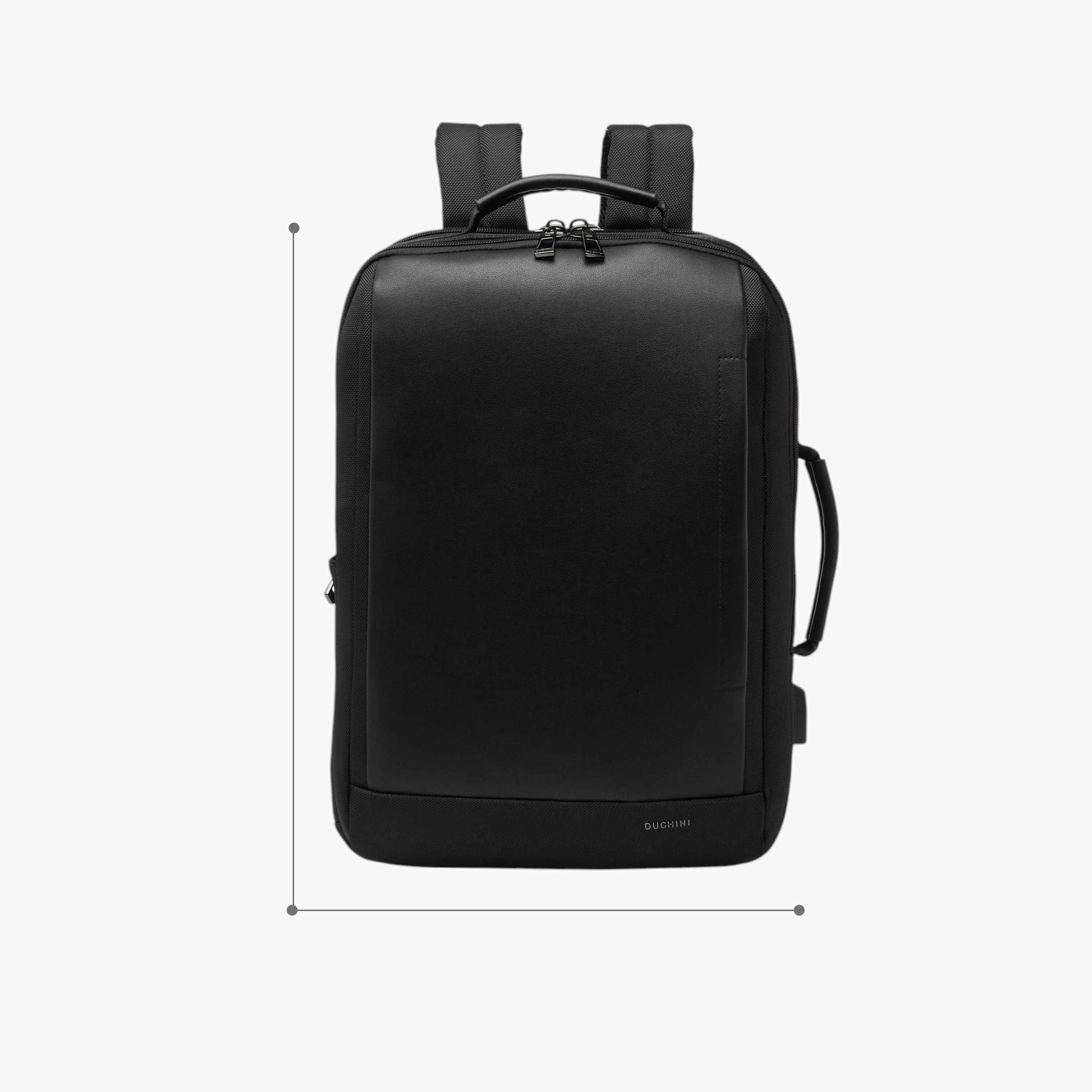 شنطة ظهر سادة بحمالات قابلة للتعديل ومقبض من دوتشيني-men-bags-image-2