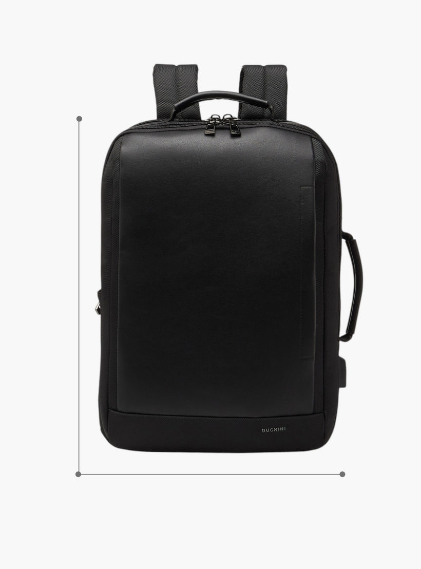 شنطة ظهر سادة بحمالات قابلة للتعديل ومقبض من دوتشيني-men-bags-image-2