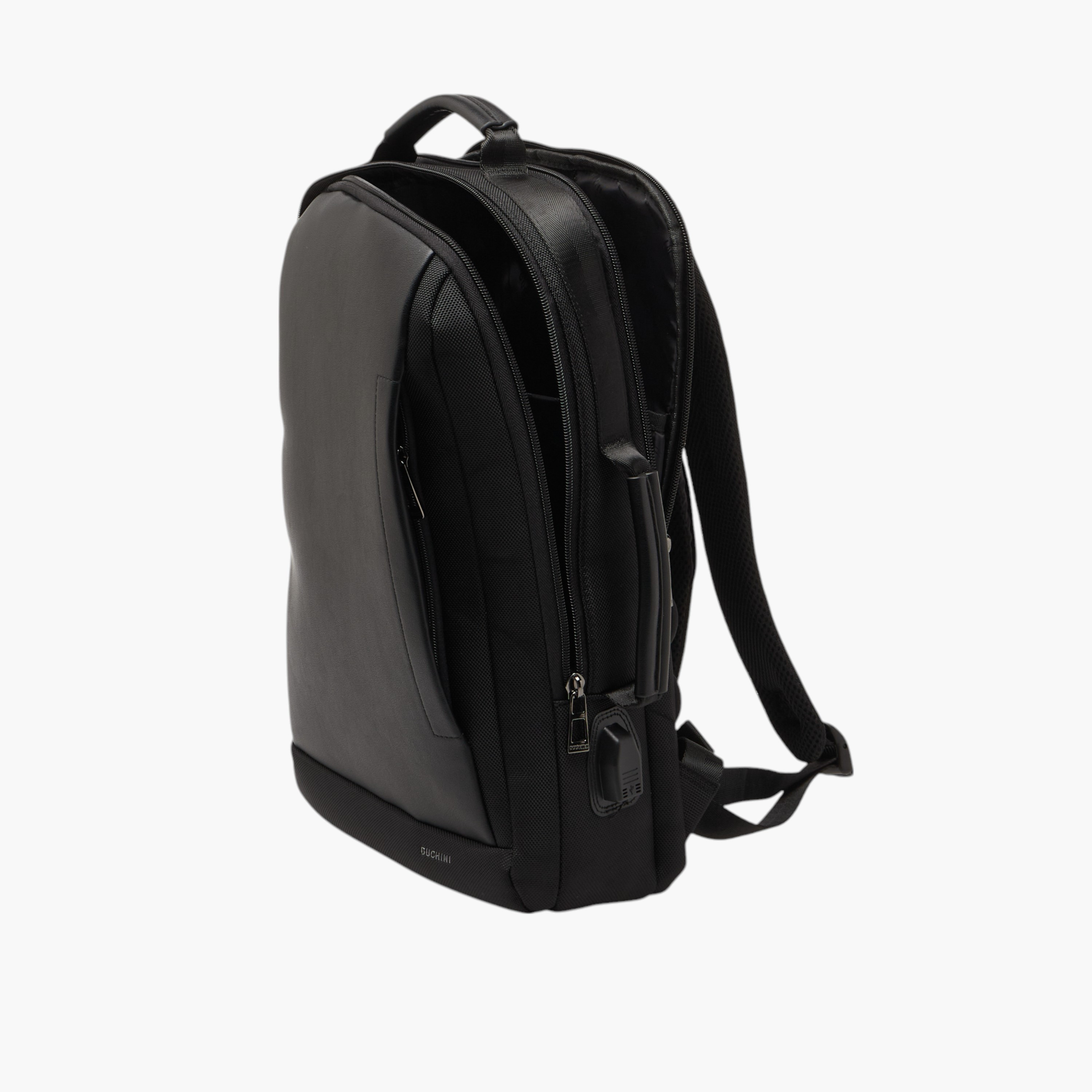 شنطة ظهر سادة بحمالات قابلة للتعديل ومقبض من دوتشيني-men-bags-image-9