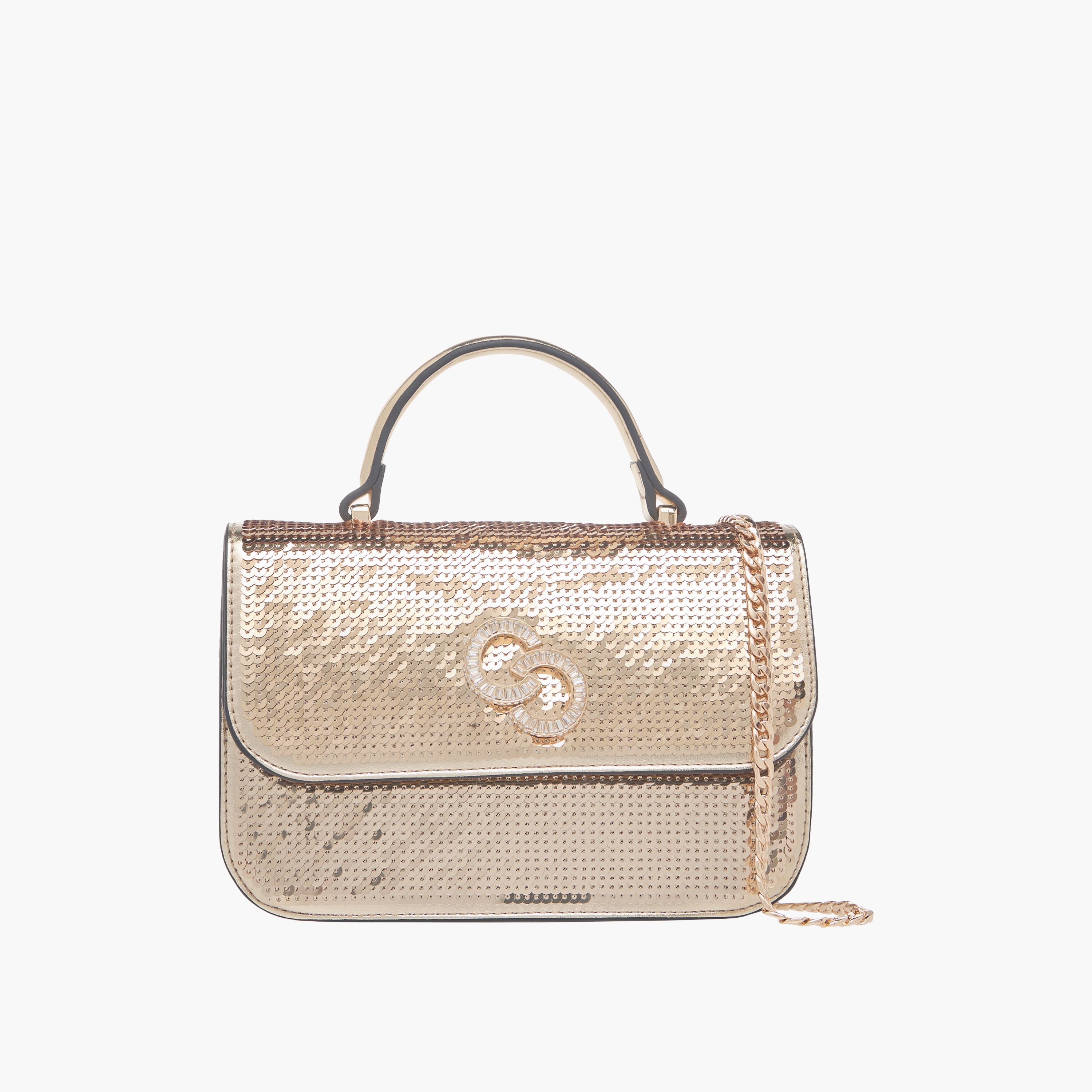شنطة ساتشيل بمقبض وحزام قابل للفصل وزينة ترتر من سيليست-women-bagsandwallets-handbags-image-1