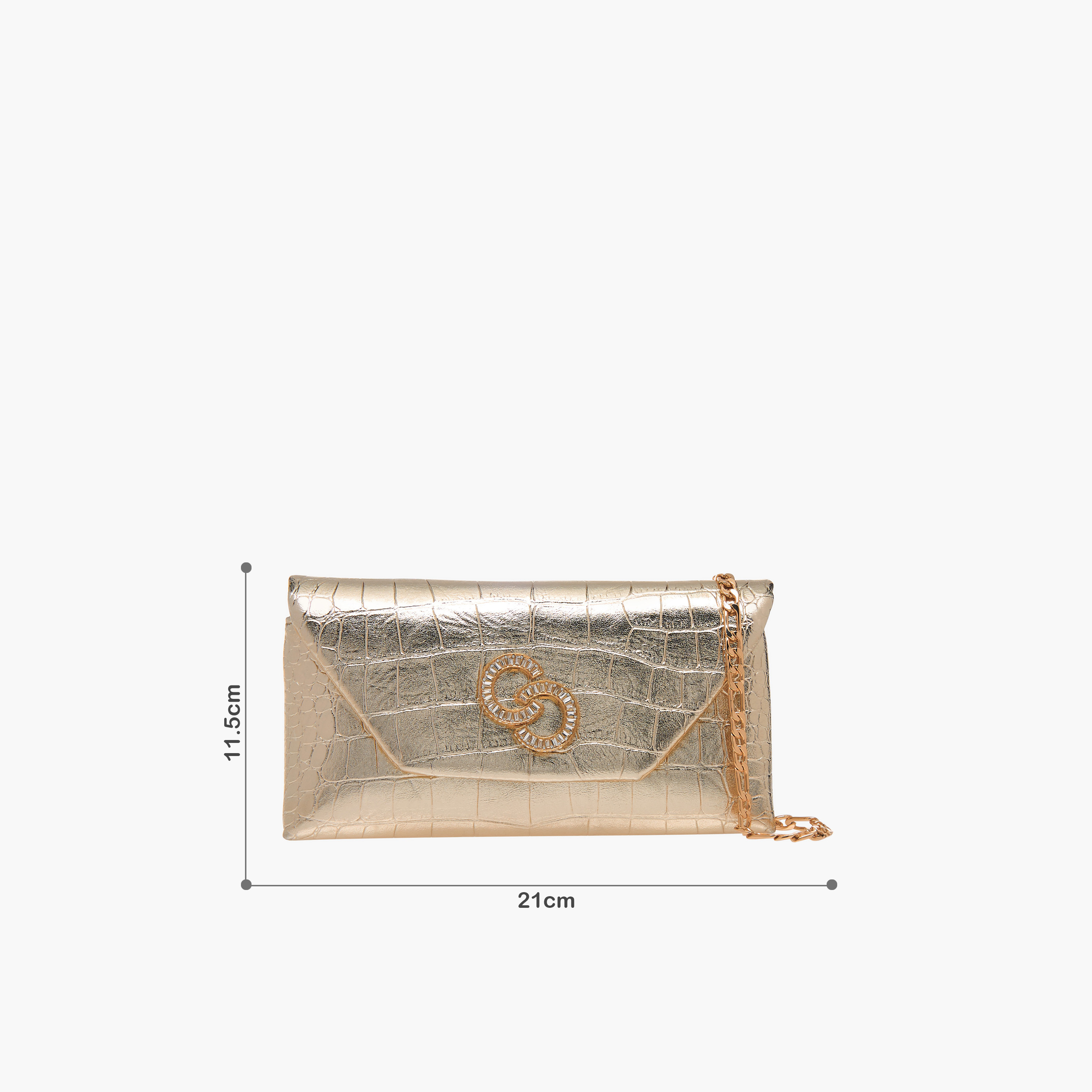 Celeste Embellshed Crossbody Bag with Chain Strap and Flap Closure-women-bagsandwallets-handbags-image-8