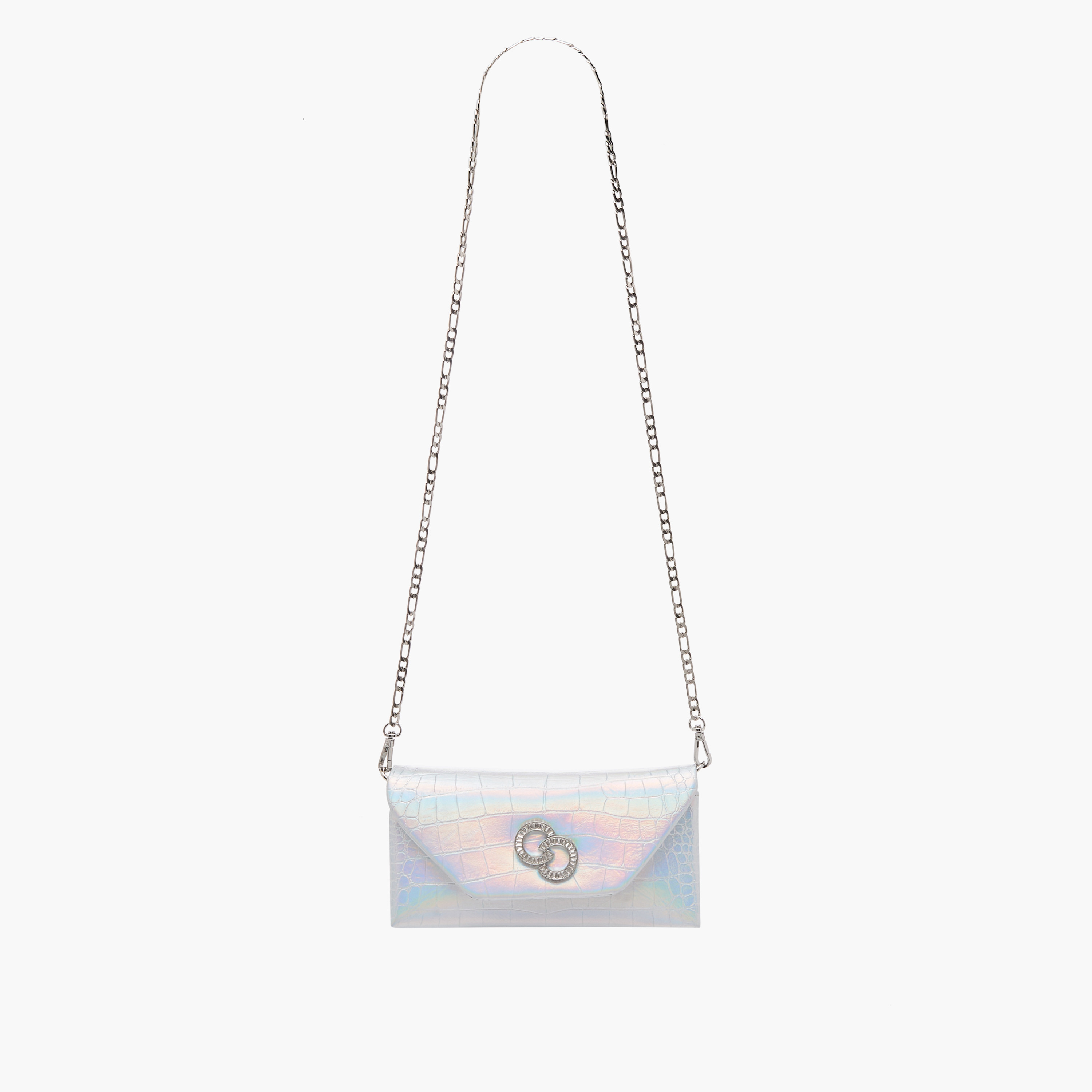 Celeste Embellshed Crossbody Bag with Chain Strap and Flap Closure-women-bagsandwallets-handbags-image-2