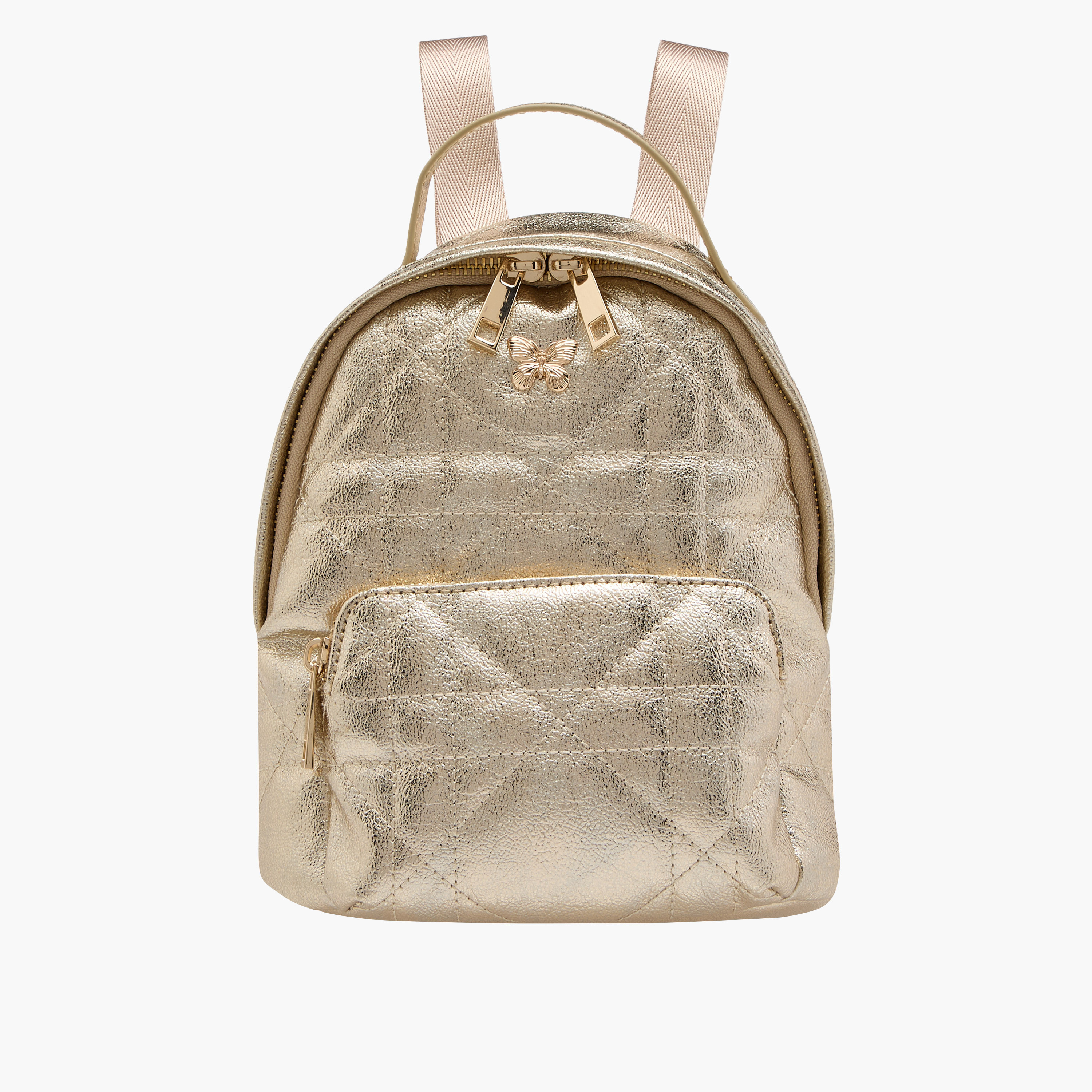 شنطة ظهر مبطنة بسحاب إغلاق وحمالات قابلة للتعديل من ليتل ميسي-girls-accessories-bags-image-1