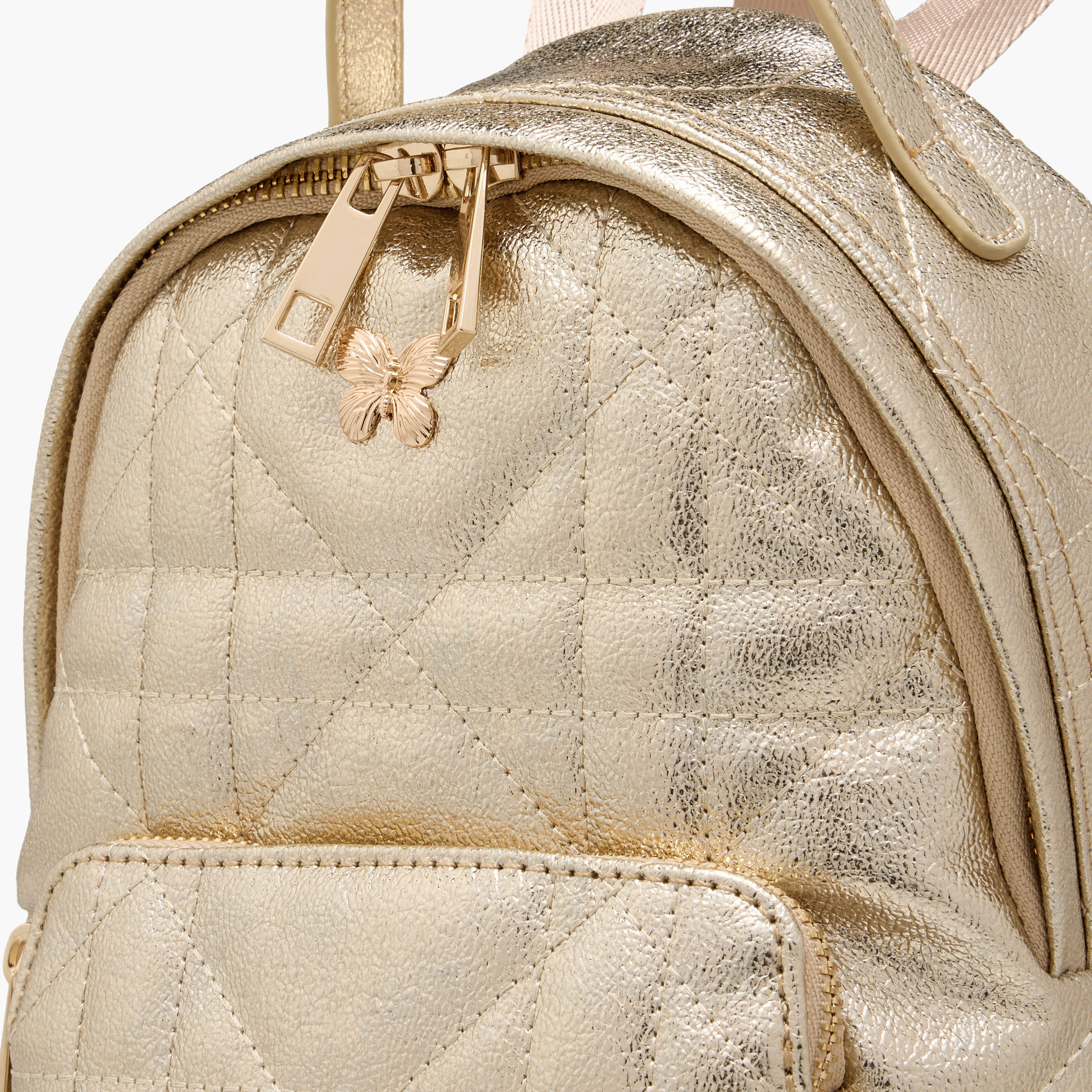 شنطة ظهر مبطنة بسحاب إغلاق وحمالات قابلة للتعديل من ليتل ميسي-girls-accessories-bags-image-4