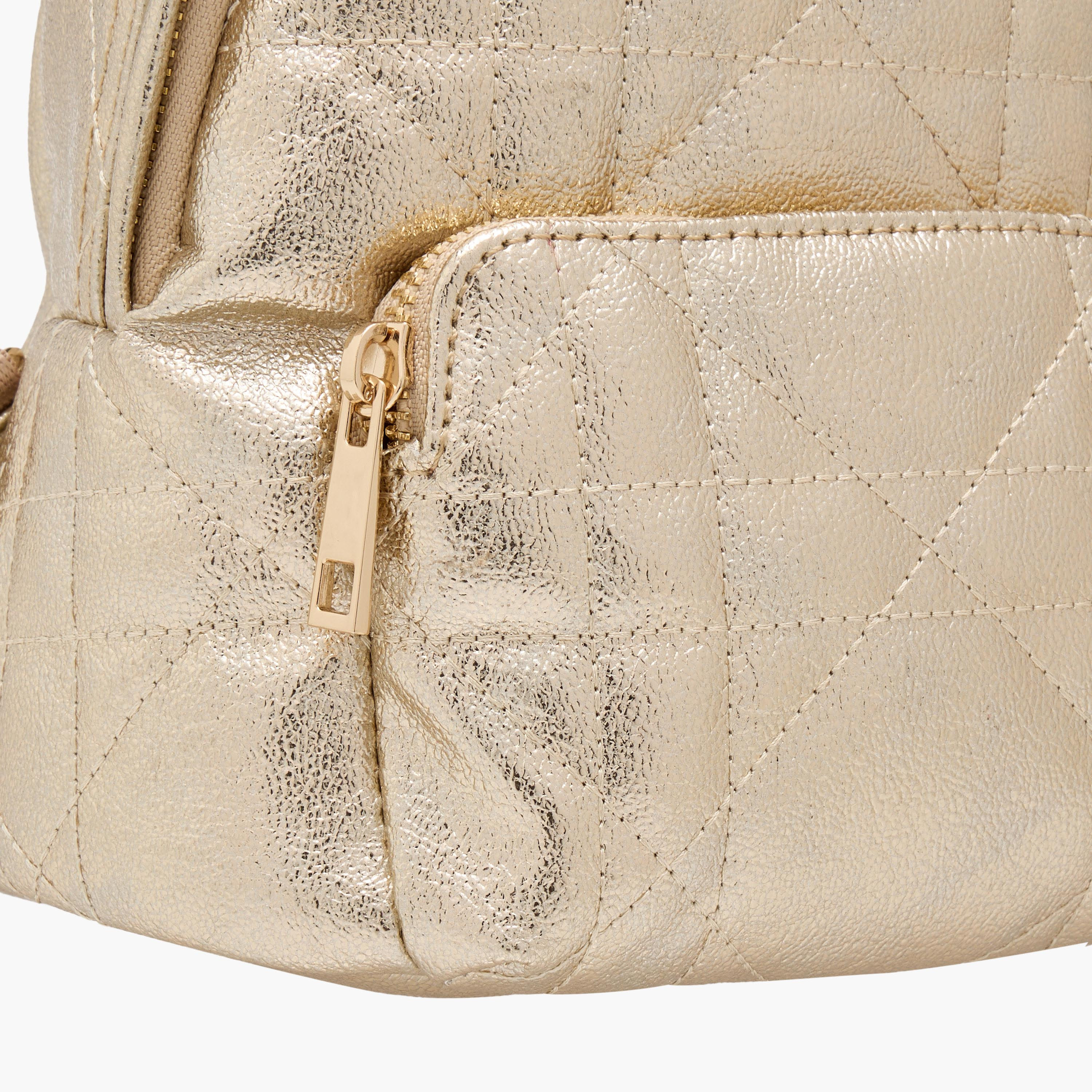 شنطة ظهر مبطنة بسحاب إغلاق وحمالات قابلة للتعديل من ليتل ميسي-girls-accessories-bags-image-5